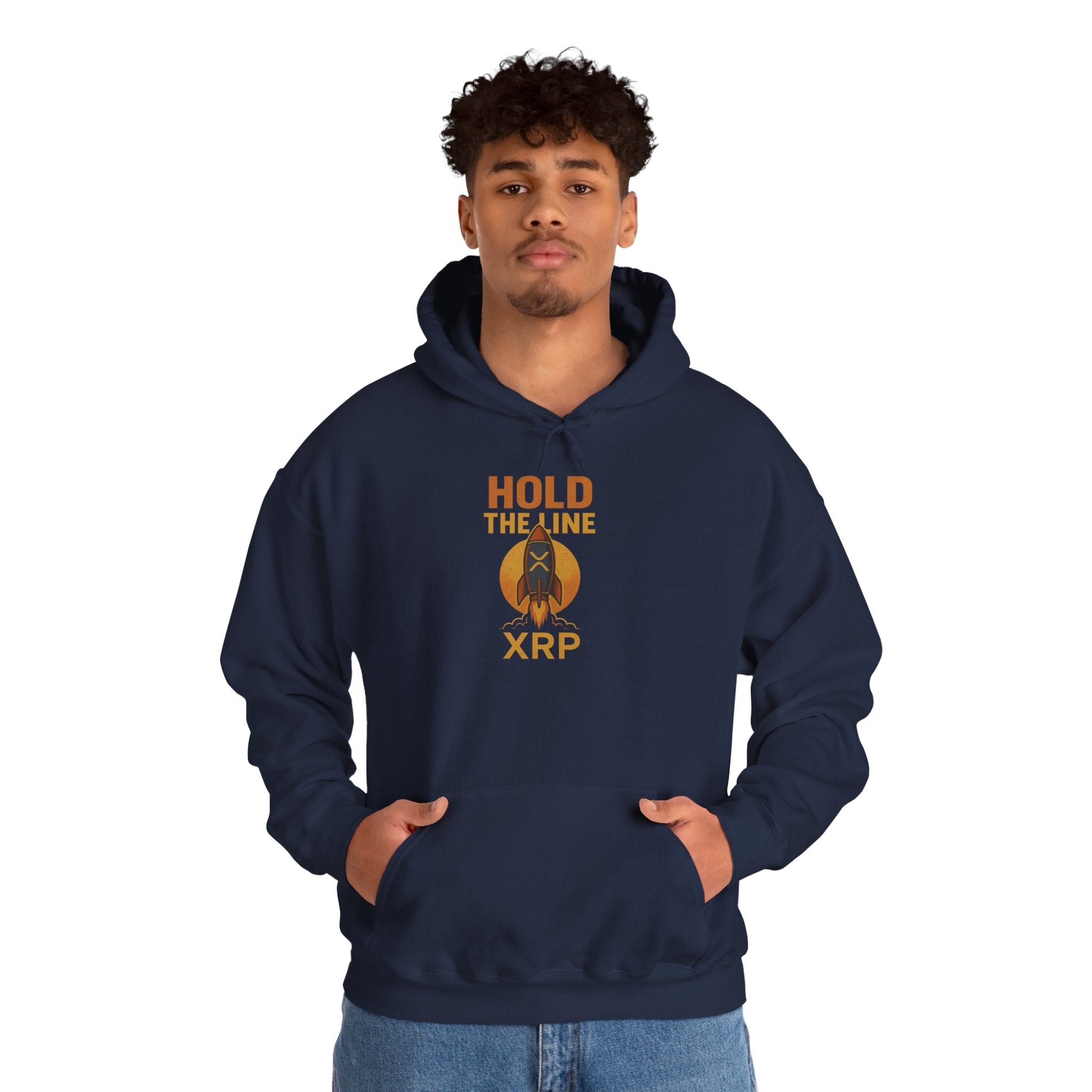 XRP 'Hold the Line' Hoodie — Crypto Supporter Sweatshirt