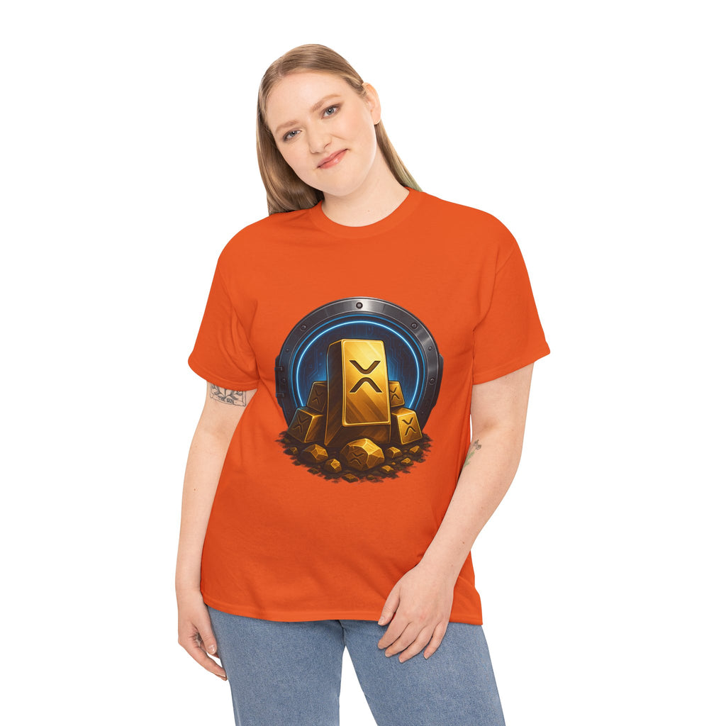 Crypto Gold Bars T-Shirt — Ripple (XRP) Stack Graphic Tee