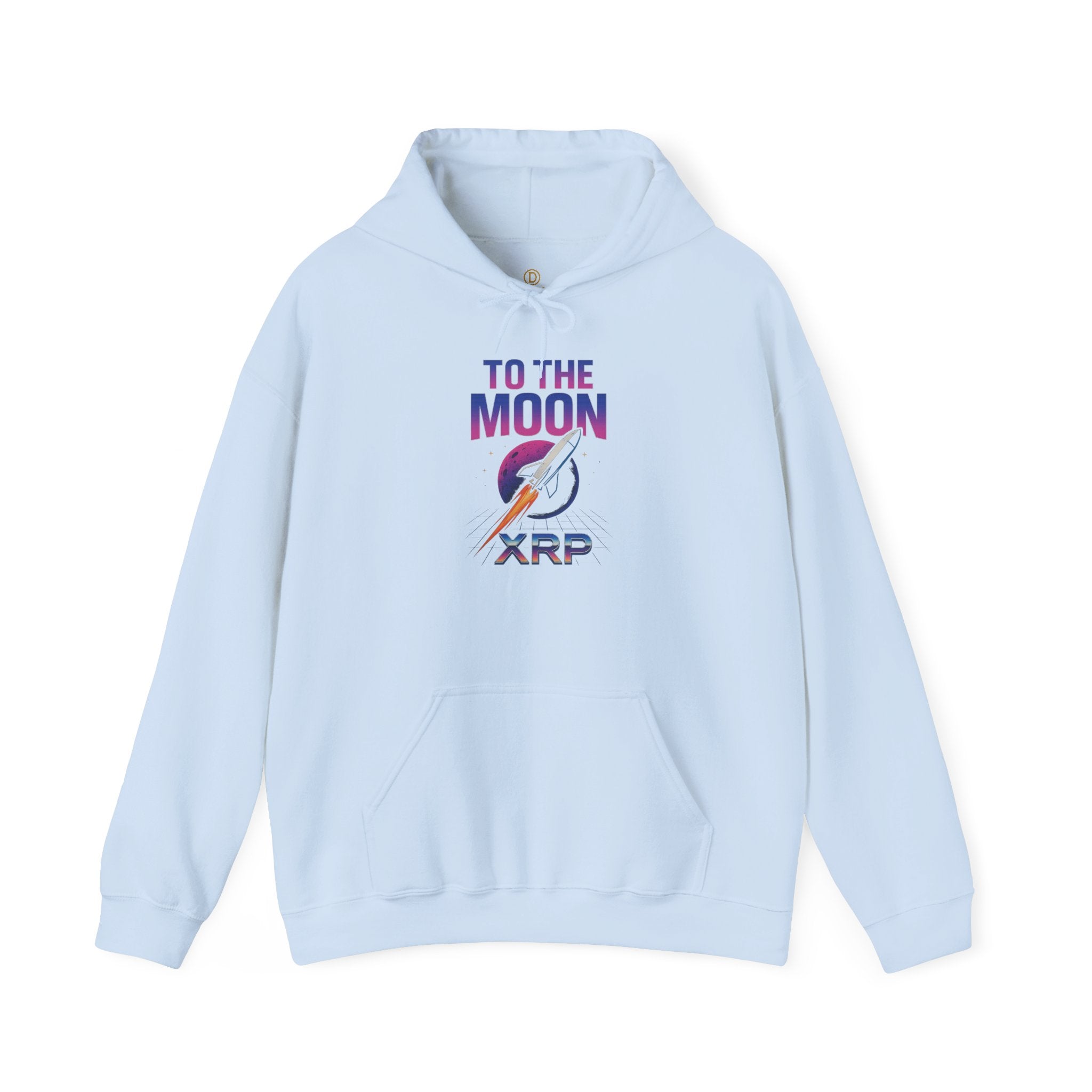 XRP To The Moon Hoodie – Crypto Investor Sweatshirt