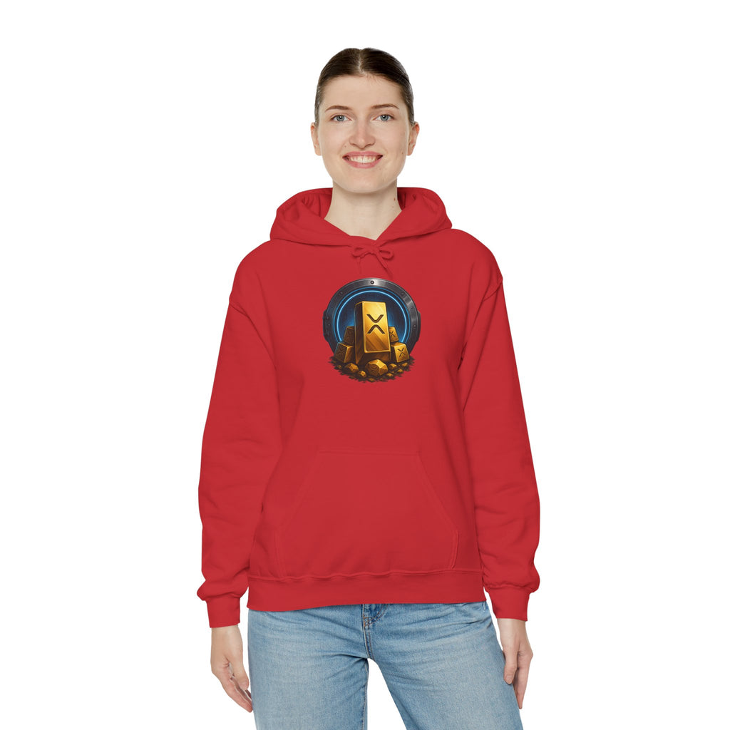 Gaming Treasure Hoodie — Gold Loot Chest Emblem
