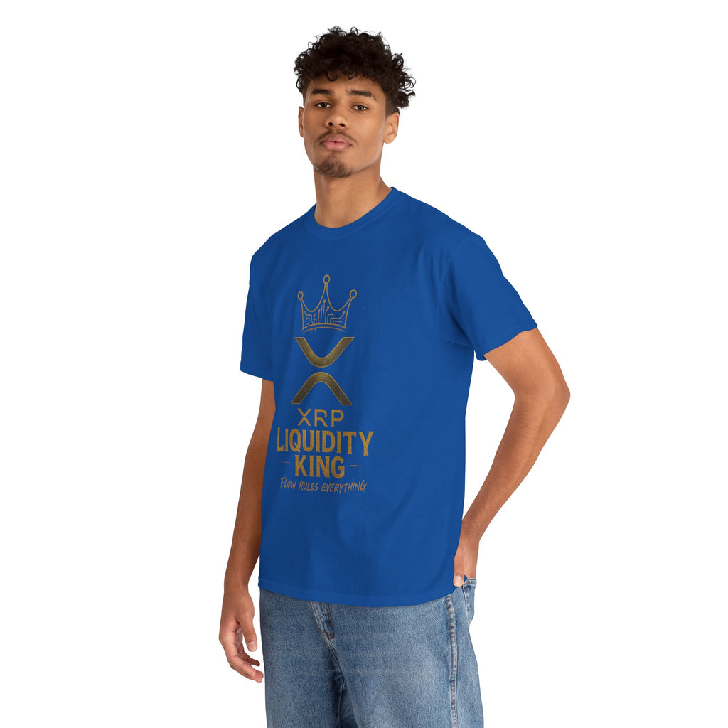 XRP Liquidity King Tee — Crypto Crown T-Shirt