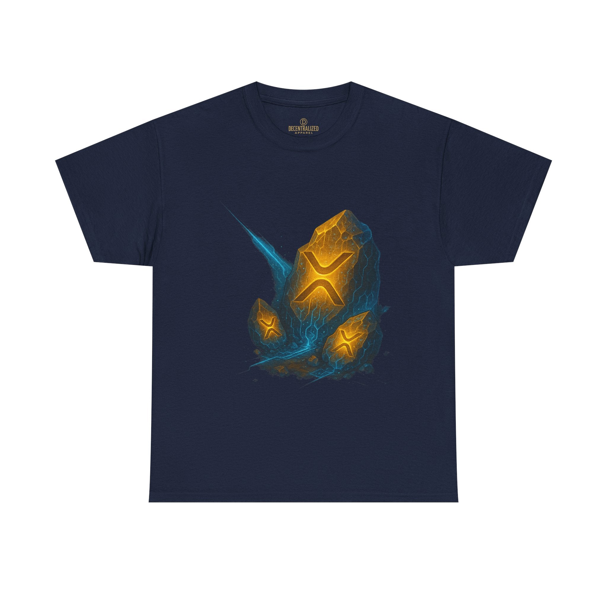 Rune Stone Graphic Tee — Glowing Mystic Rock T-Shirt