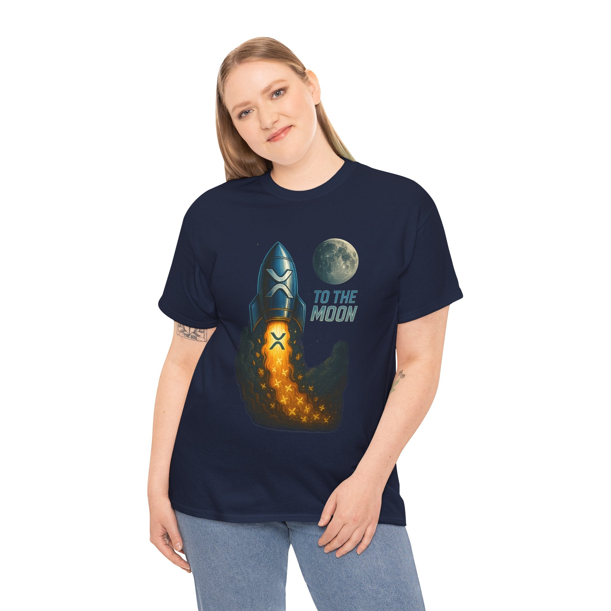 Rocket 'To the Moon' T-Shirt - Space Exploration Graphic Tee