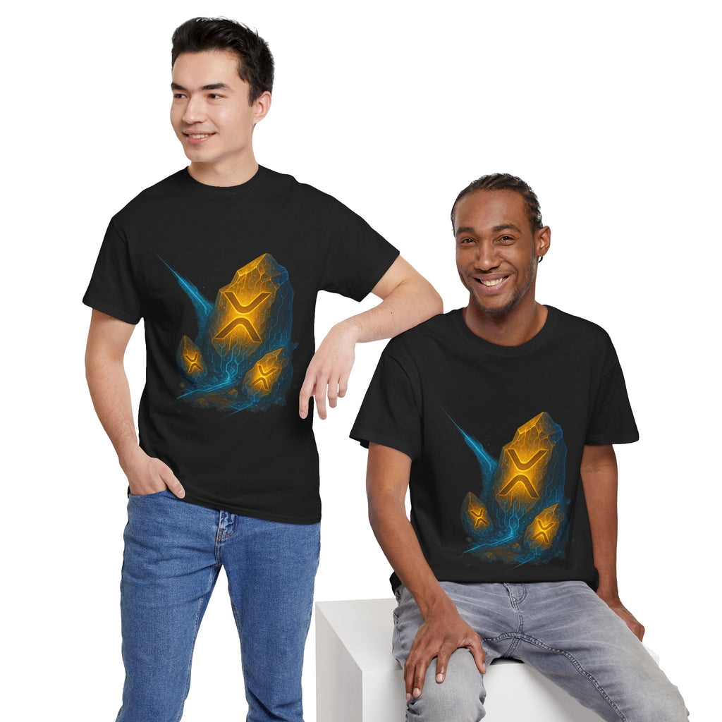 Rune Stone Graphic Tee — Glowing Mystic Rock T-Shirt