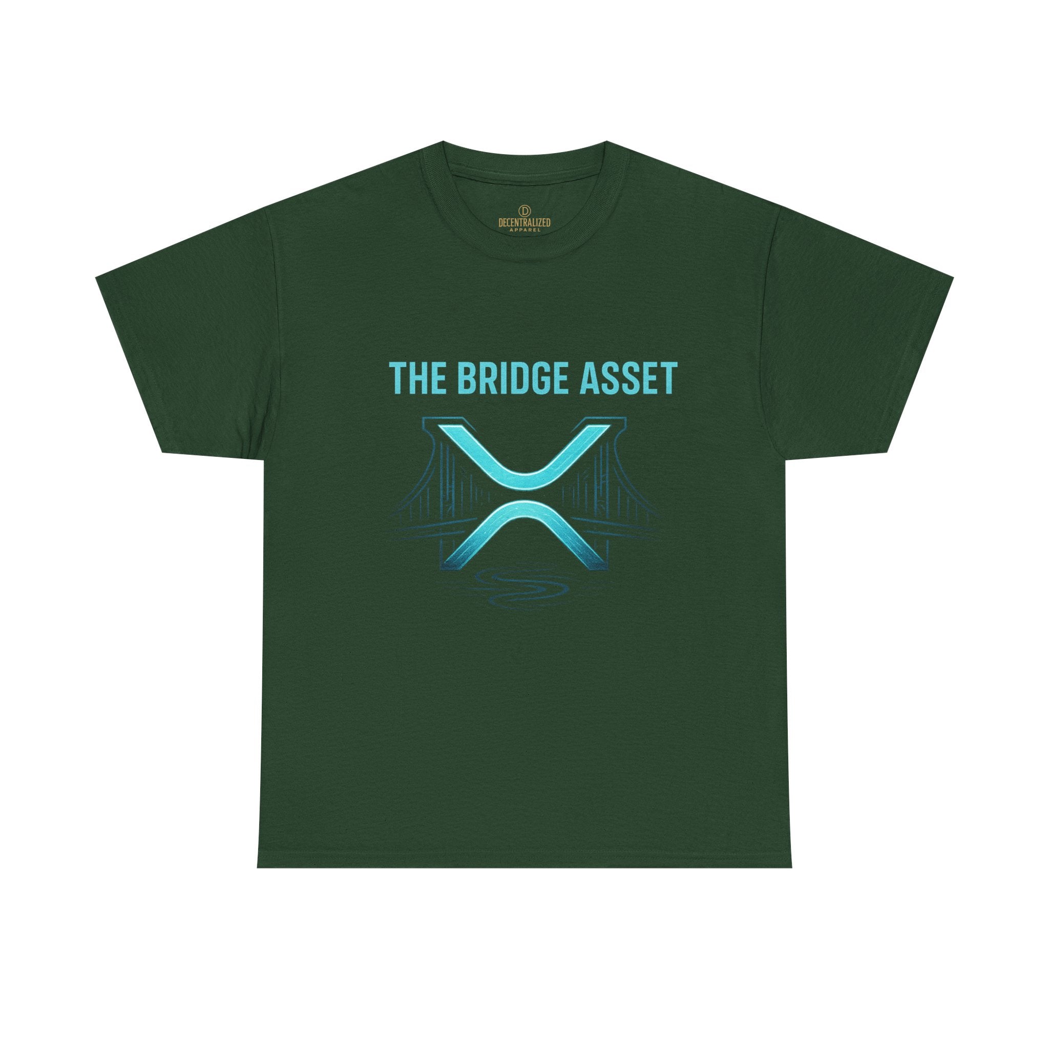 XRP 'The Bridge Asset' Graphic Tee — Crypto Ripple Logo Shirt