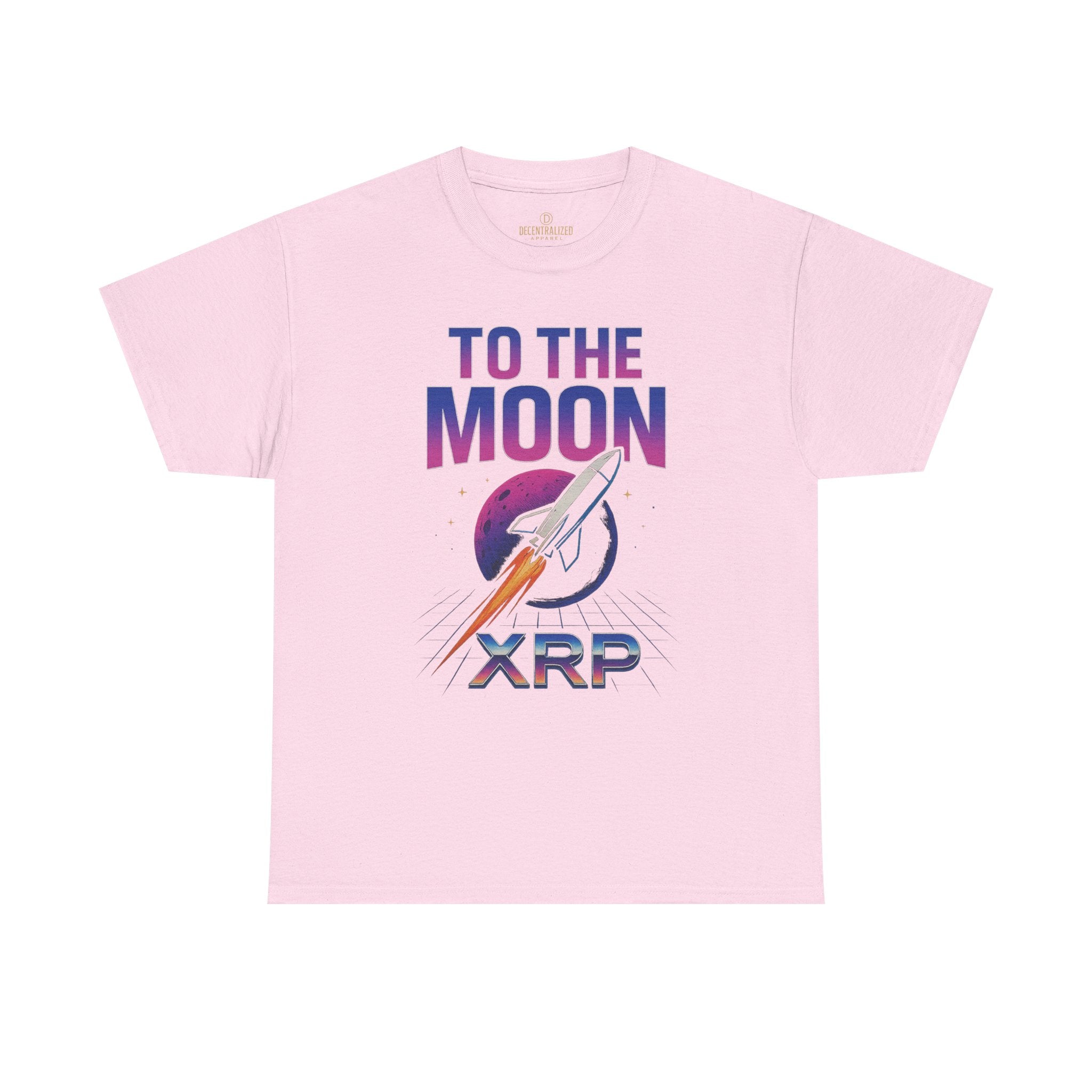 XRP 'To The Moon' T-Shirt — Crypto Investor Rocket Tee