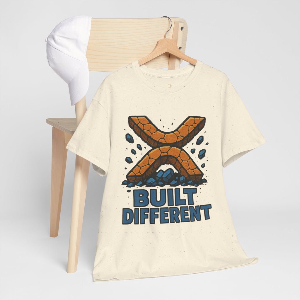 Built Different T-Shirt — Rugged Crypto X Design Tee