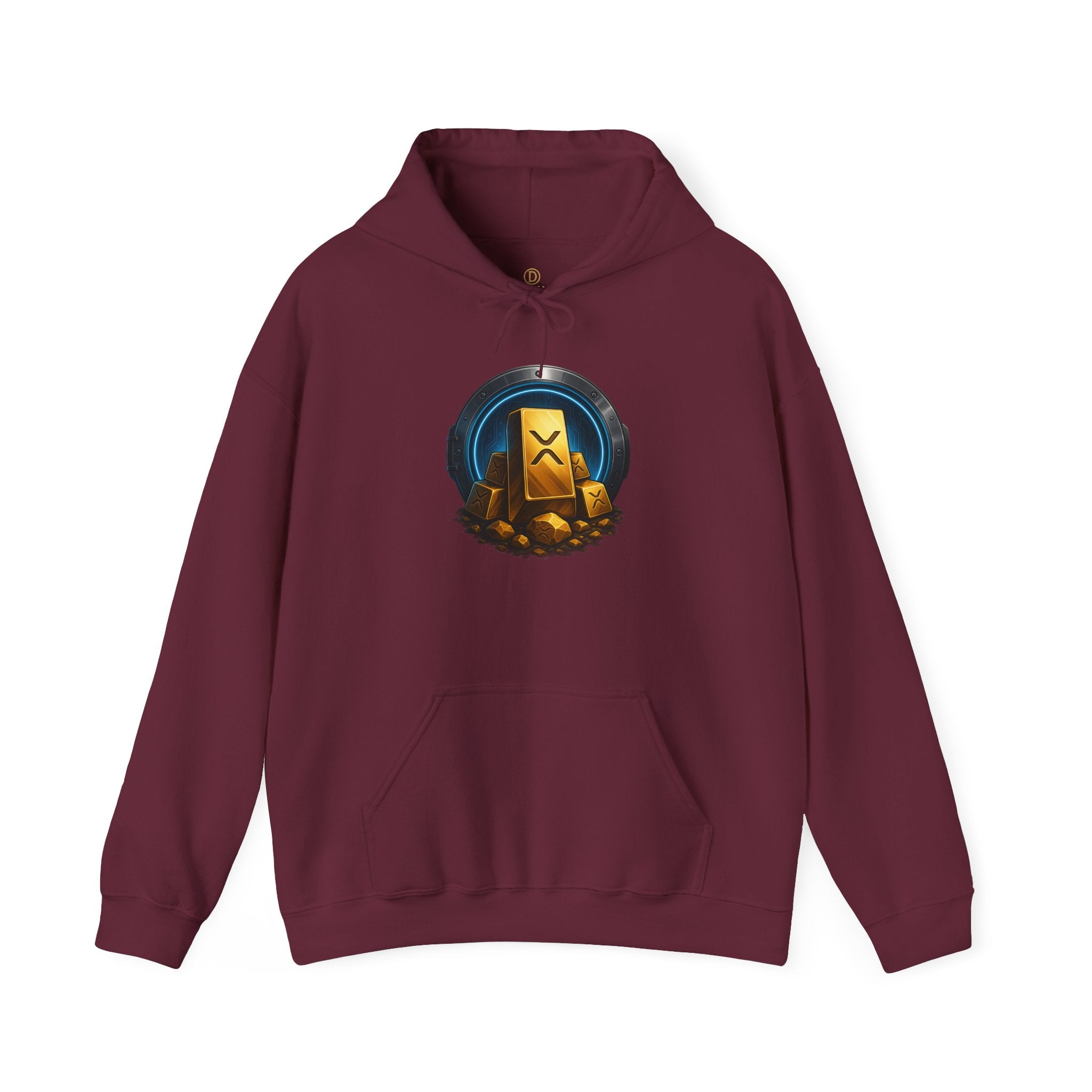 Gaming Treasure Hoodie — Gold Loot Chest Emblem