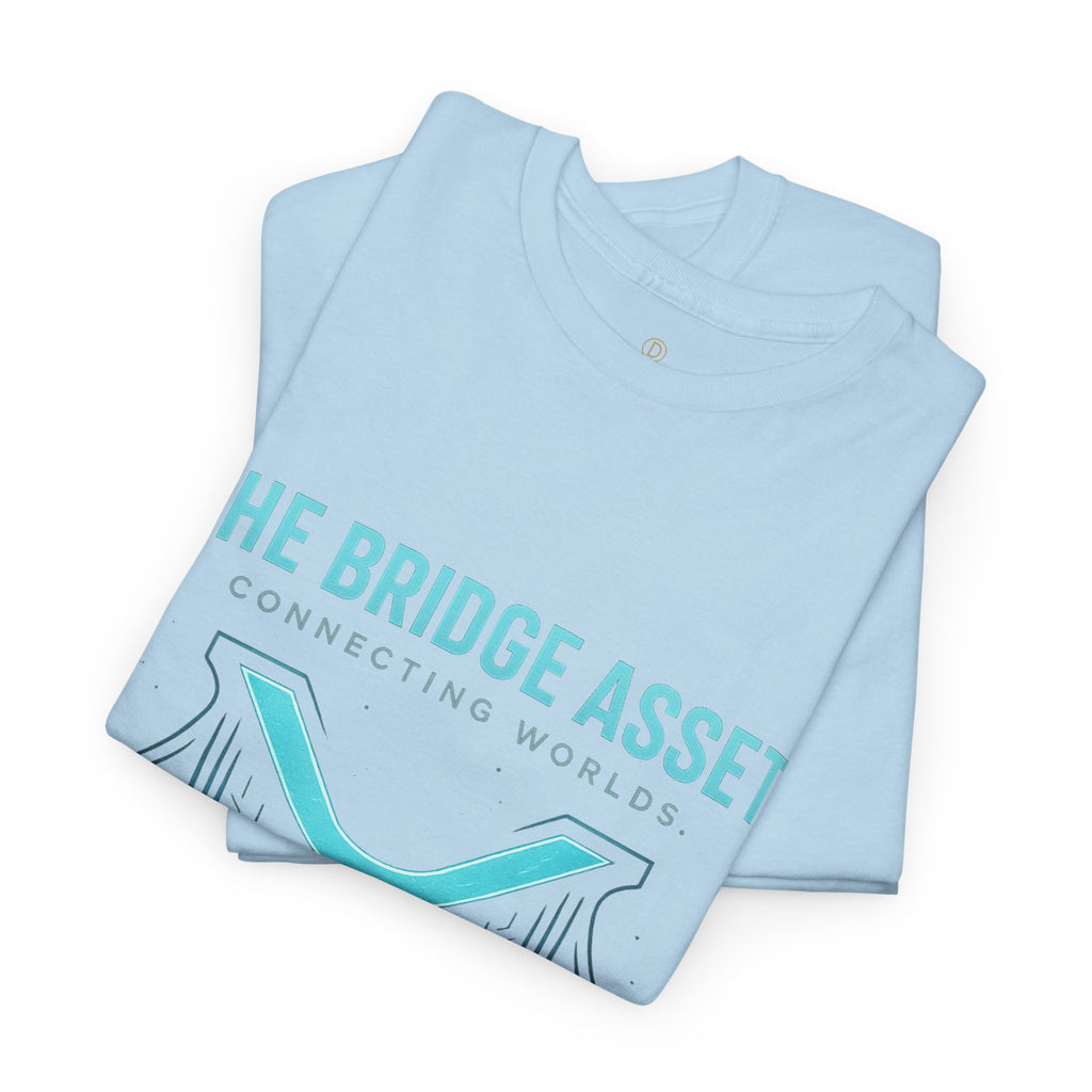 The Bridge Asset Tee – 'Connecting Worlds' Crypto Ripple X Logo T-Shirt