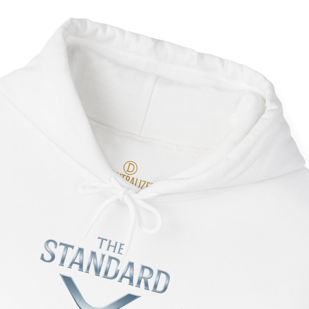 XRP 'The Standard' Logo Hoodie — Crypto Casual Pullover