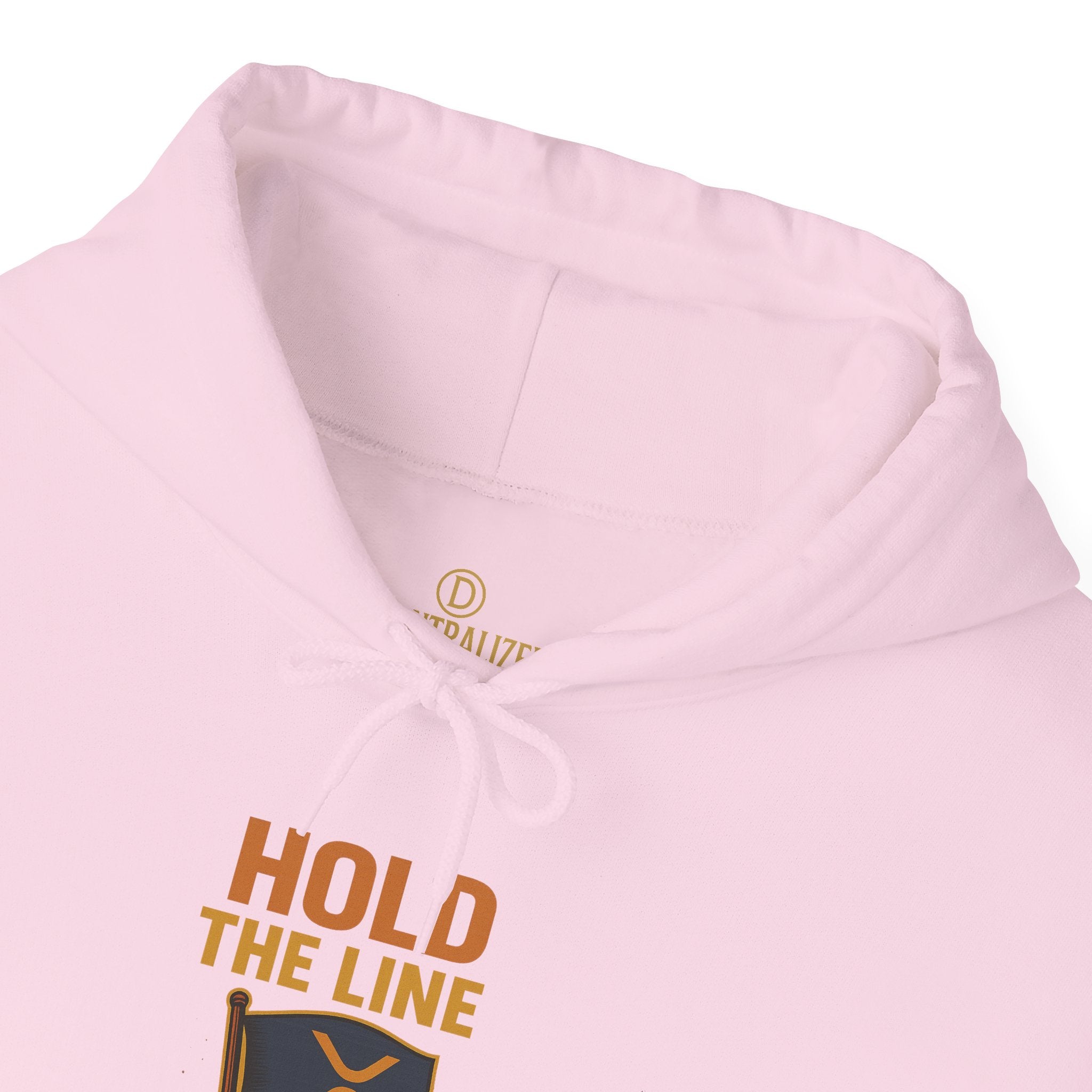 Hold The Line Hoodie — Flag & Fist Graphic Pullover