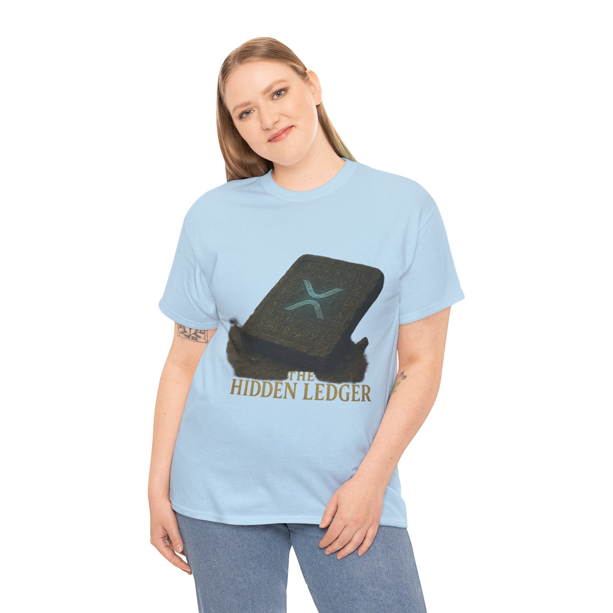 T-Shirt — "The Hidden Ledger" Crypto XRP Wallet Graphic Tee