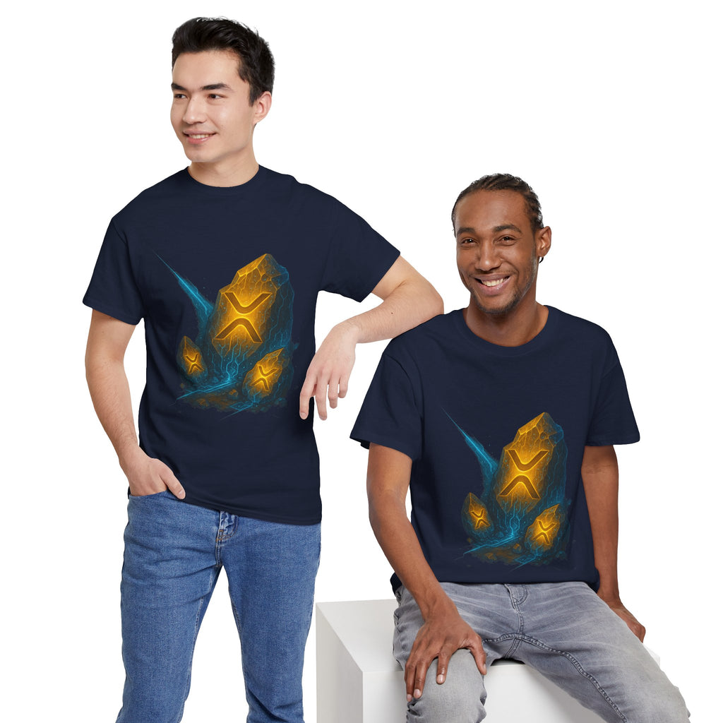 Rune Stone Graphic Tee — Glowing Mystic Rock T-Shirt