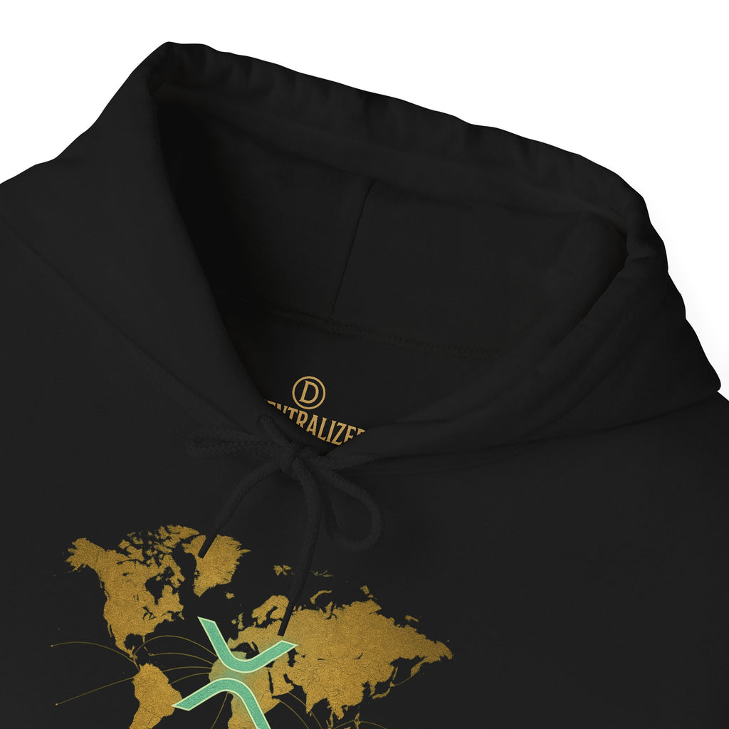 Global Reserve Hoodie — World Map Logo Pullover