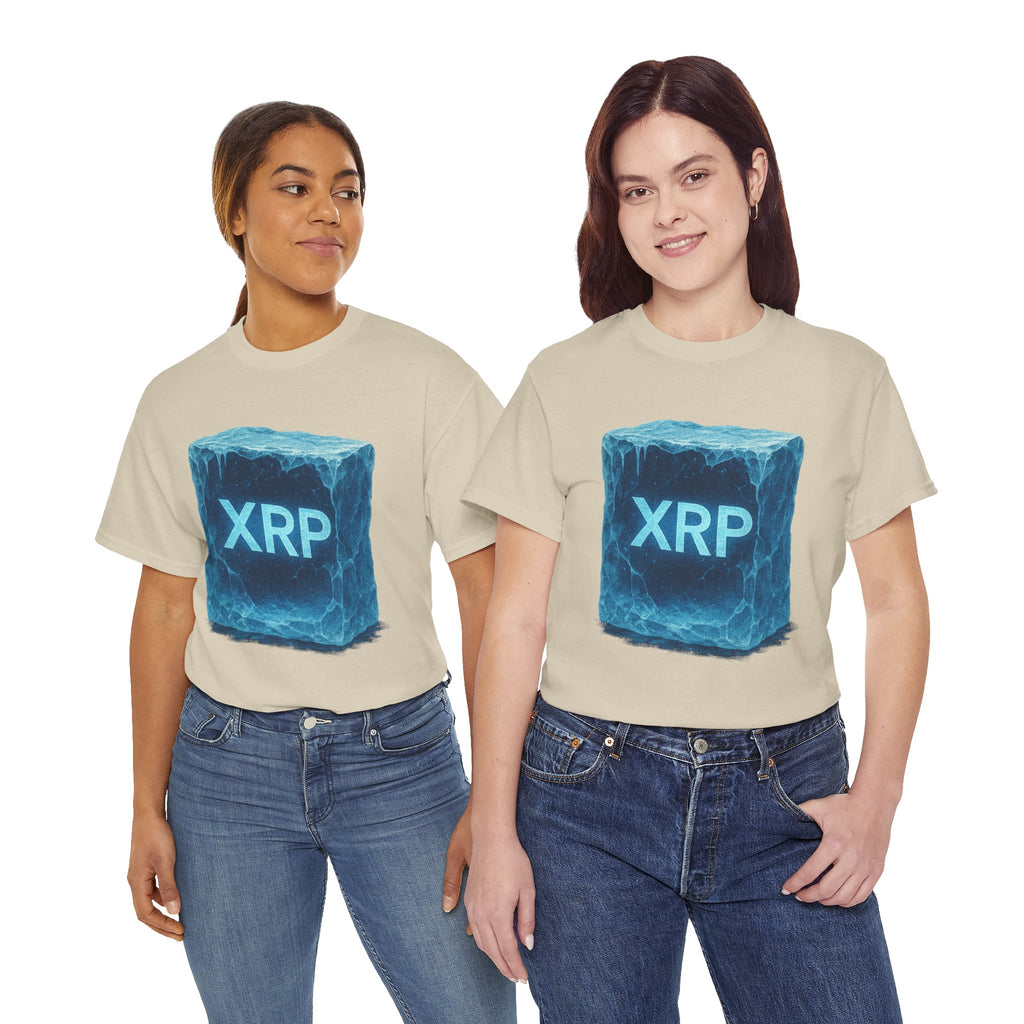 XRP Ice Block Tee — Crypto Ripple Logo T-Shirt