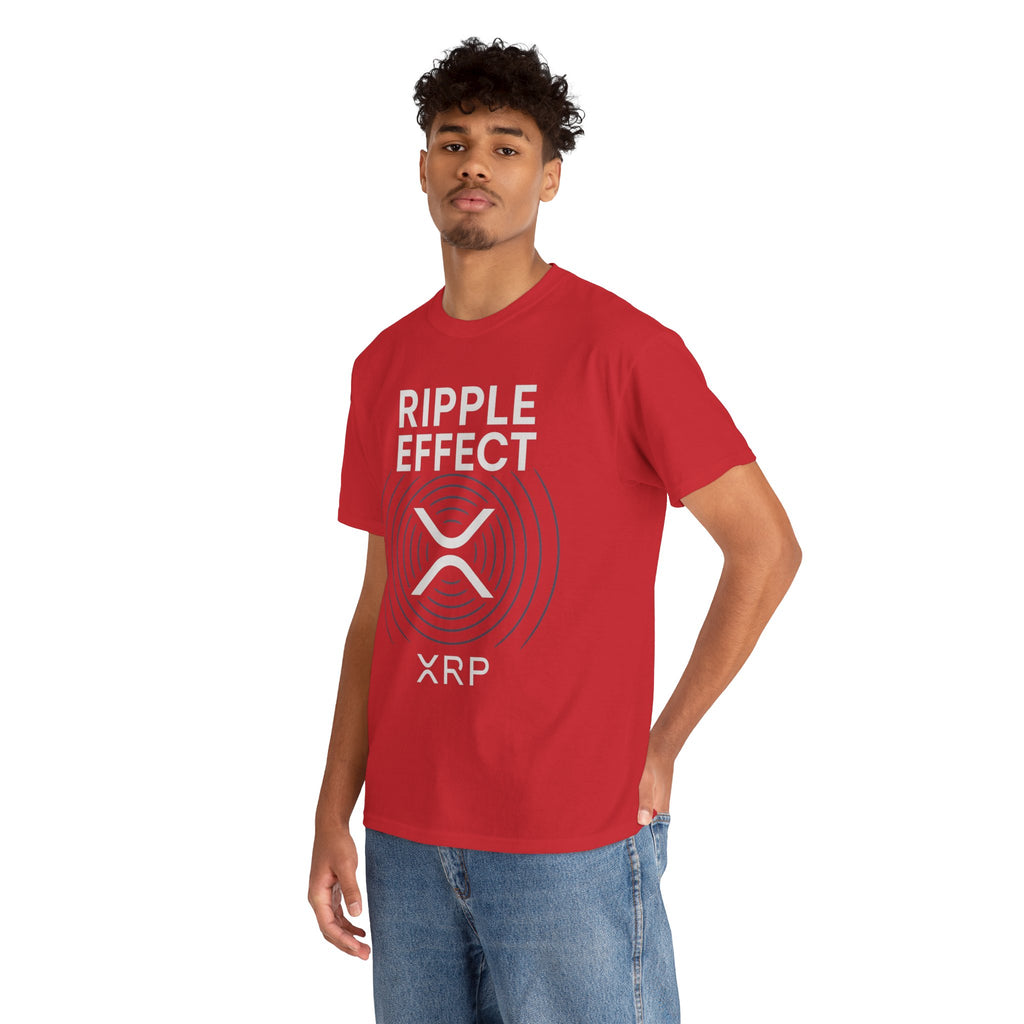 Ripple Effect XRP Tee — Minimal Cryptocurrency Logo T-Shirt