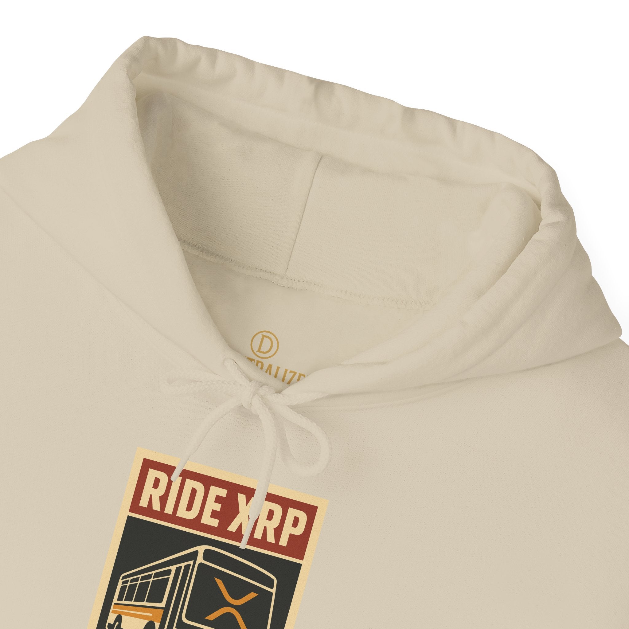 XRP Crypto Hoodie — "Ride XRP, Dump Swift" Retro Badge