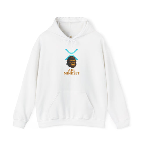 Ape Mindset Hoodie — Crypto XRP Logo Gorillaz Graphic Sweatshirt