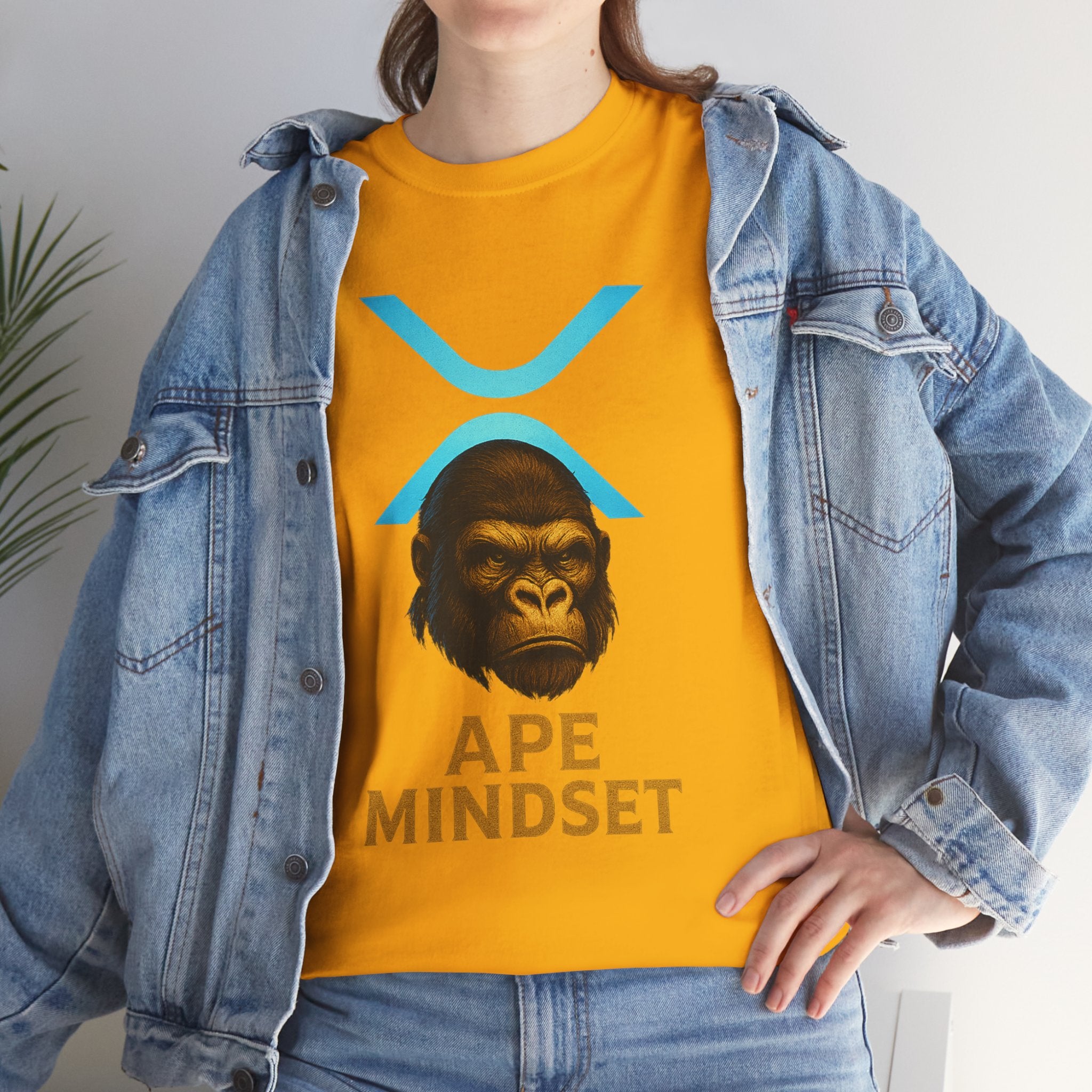 Ape Mindset T-Shirt — Crypto XRP Ape Graphic Tee