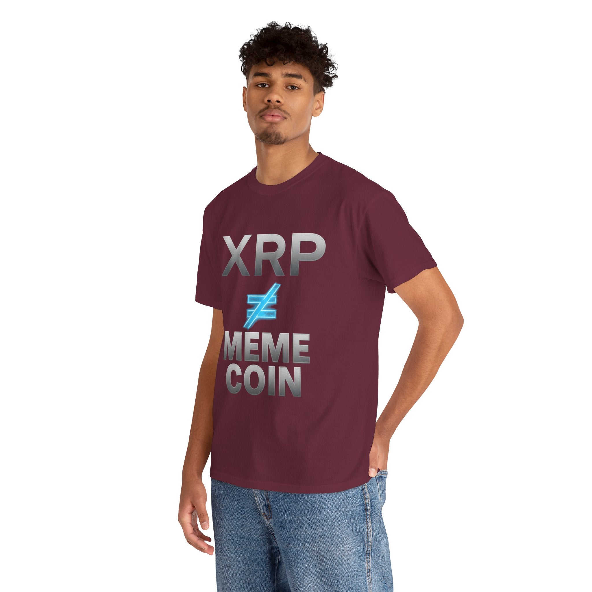 XRP ≠ Meme Coin T-Shirt — Crypto Investor Statement Tee