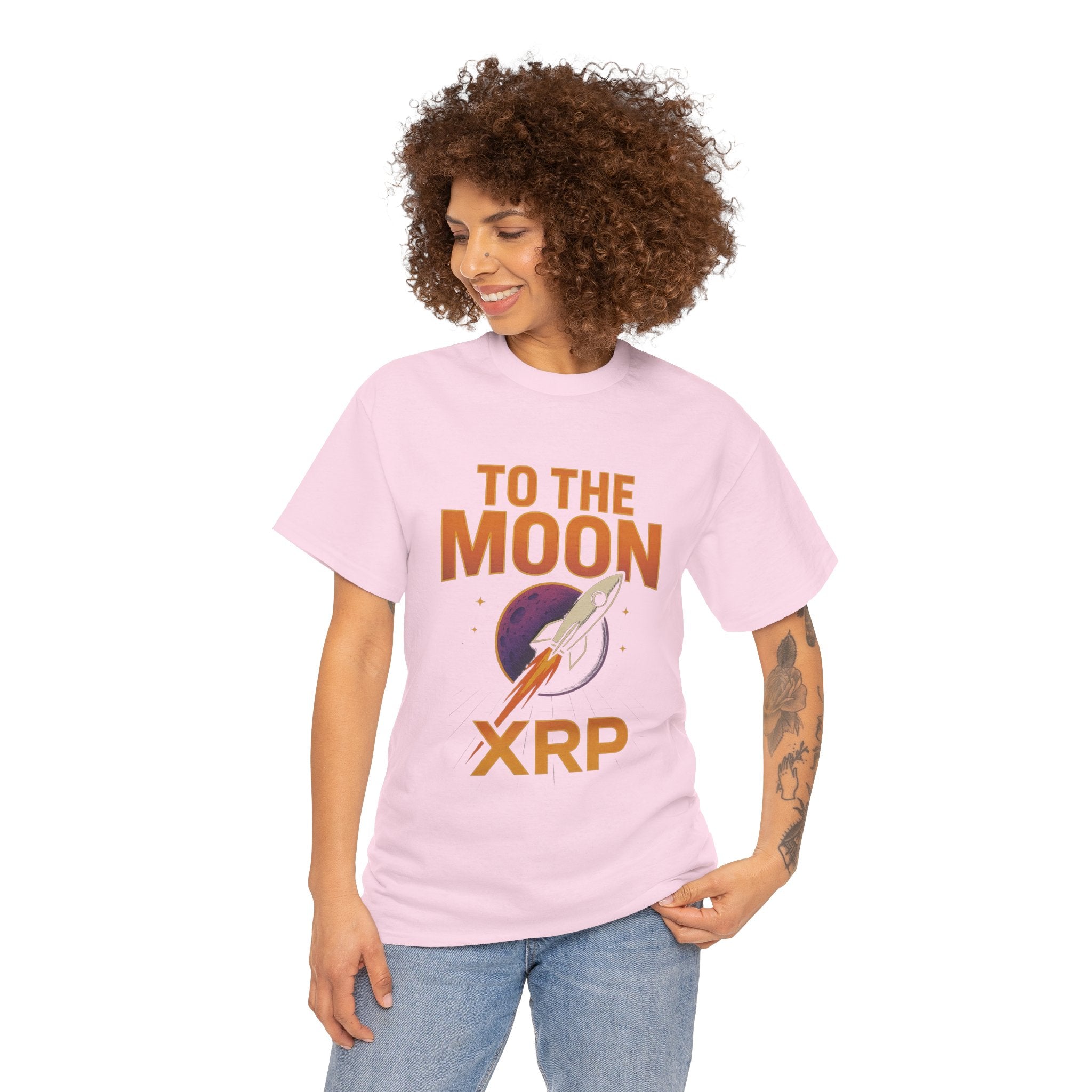 XRP To The Moon Tee — Cryptocurrency Investor Rocket Shirt