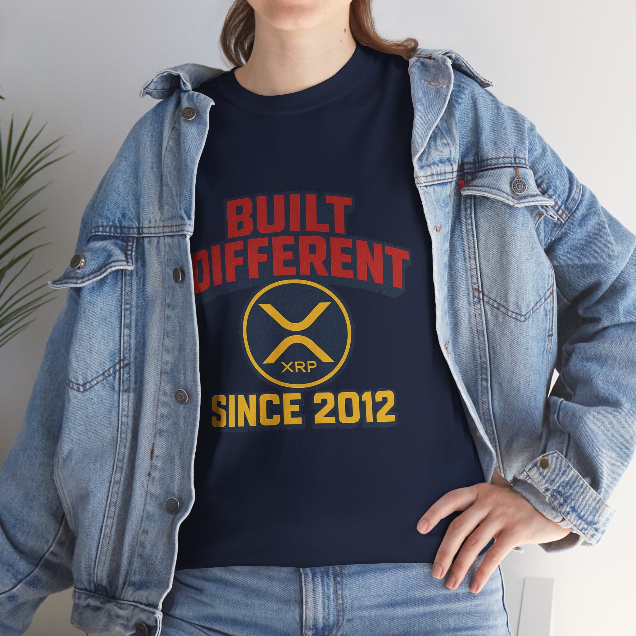 Built Different Since 2012 T-Shirt – Retro XRP Logo Tee