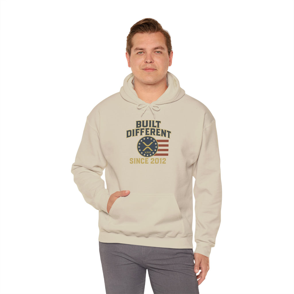 Built Different Hoodie • 'Built Different Since 2012' Patriotic Casual Pullover