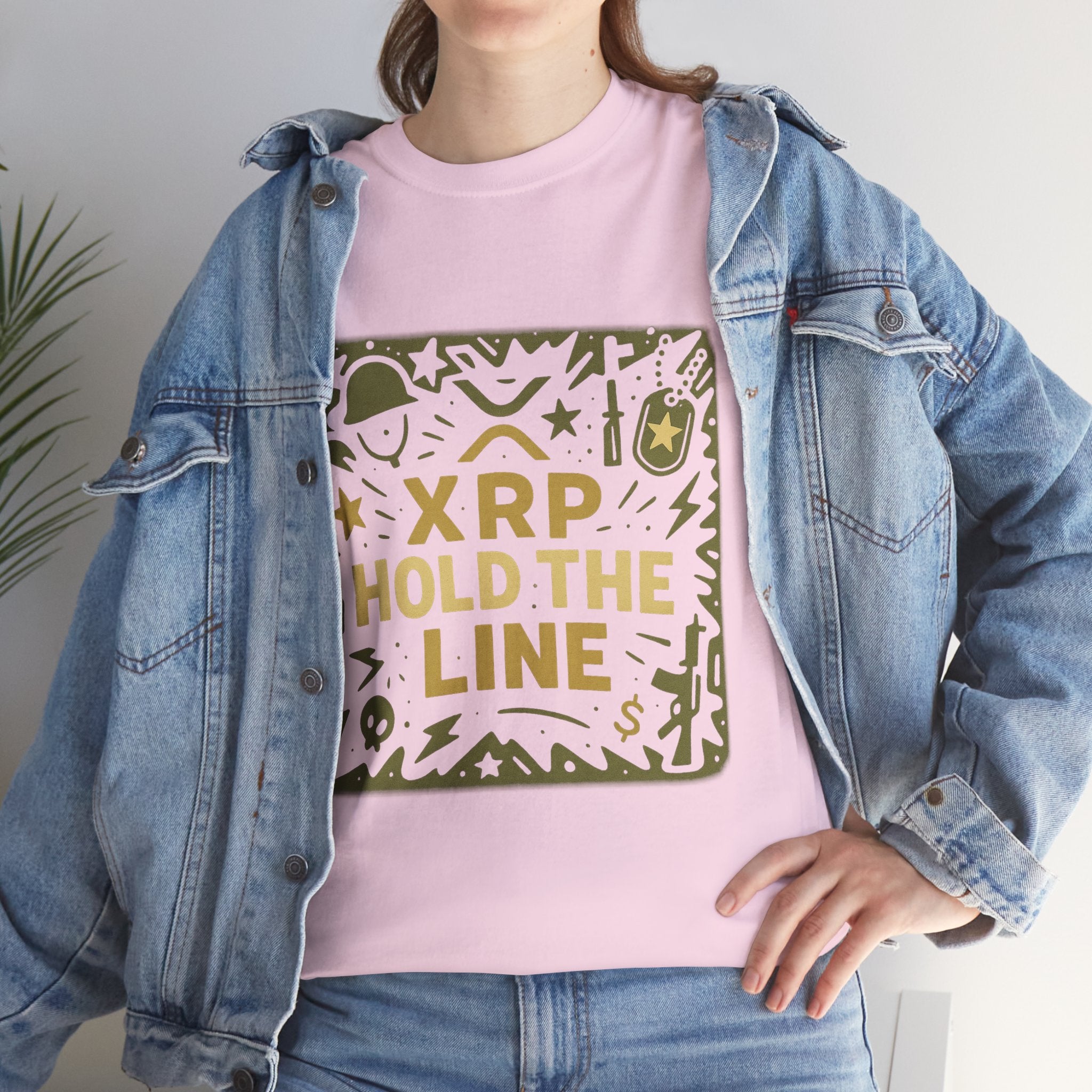 T-Shirt — XRP Hold The Line Crypto Graphic Tee