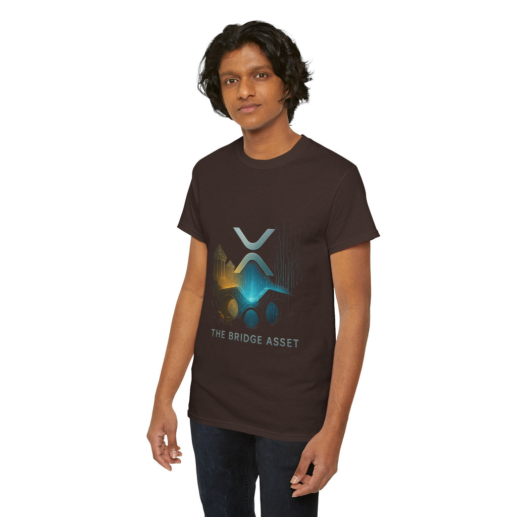 Ripple XRP Crypto Tee — 'The Bridge Asset' Logo T-Shirt
