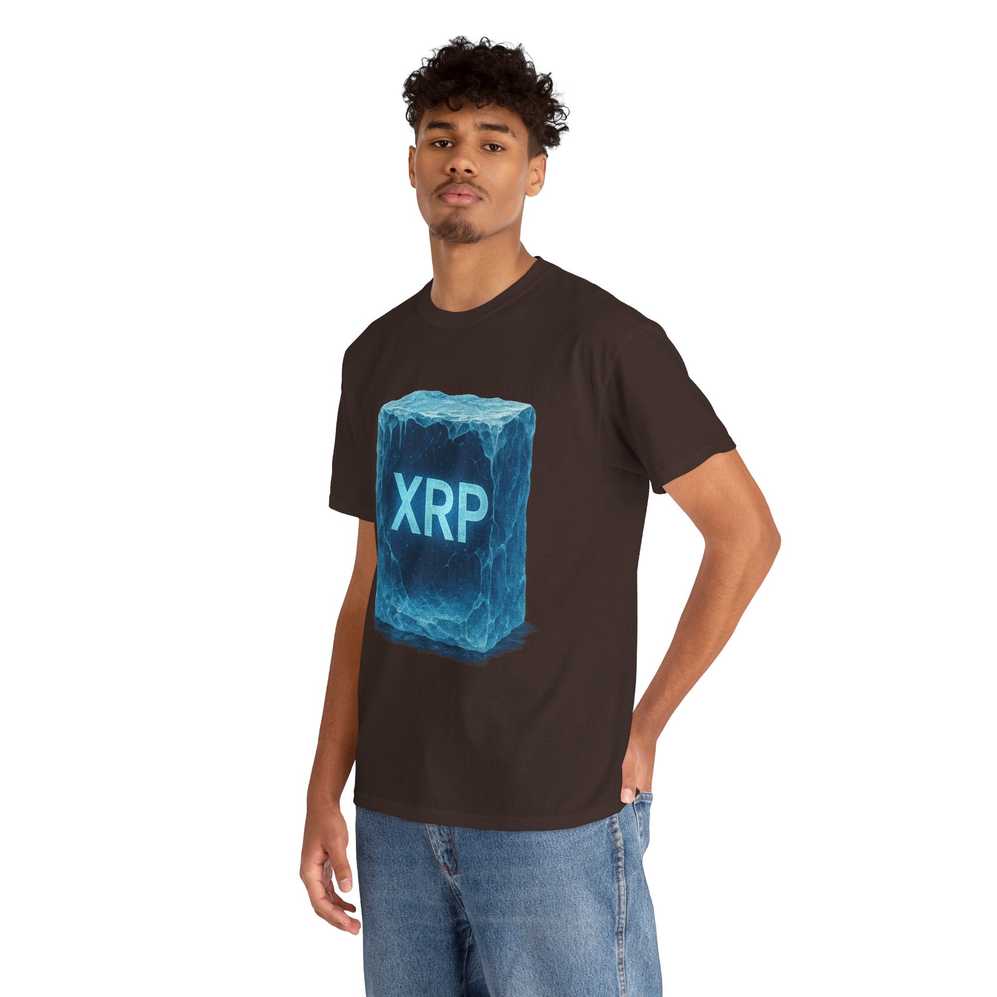 XRP Ice Block Tee — Crypto Ripple Logo T-Shirt