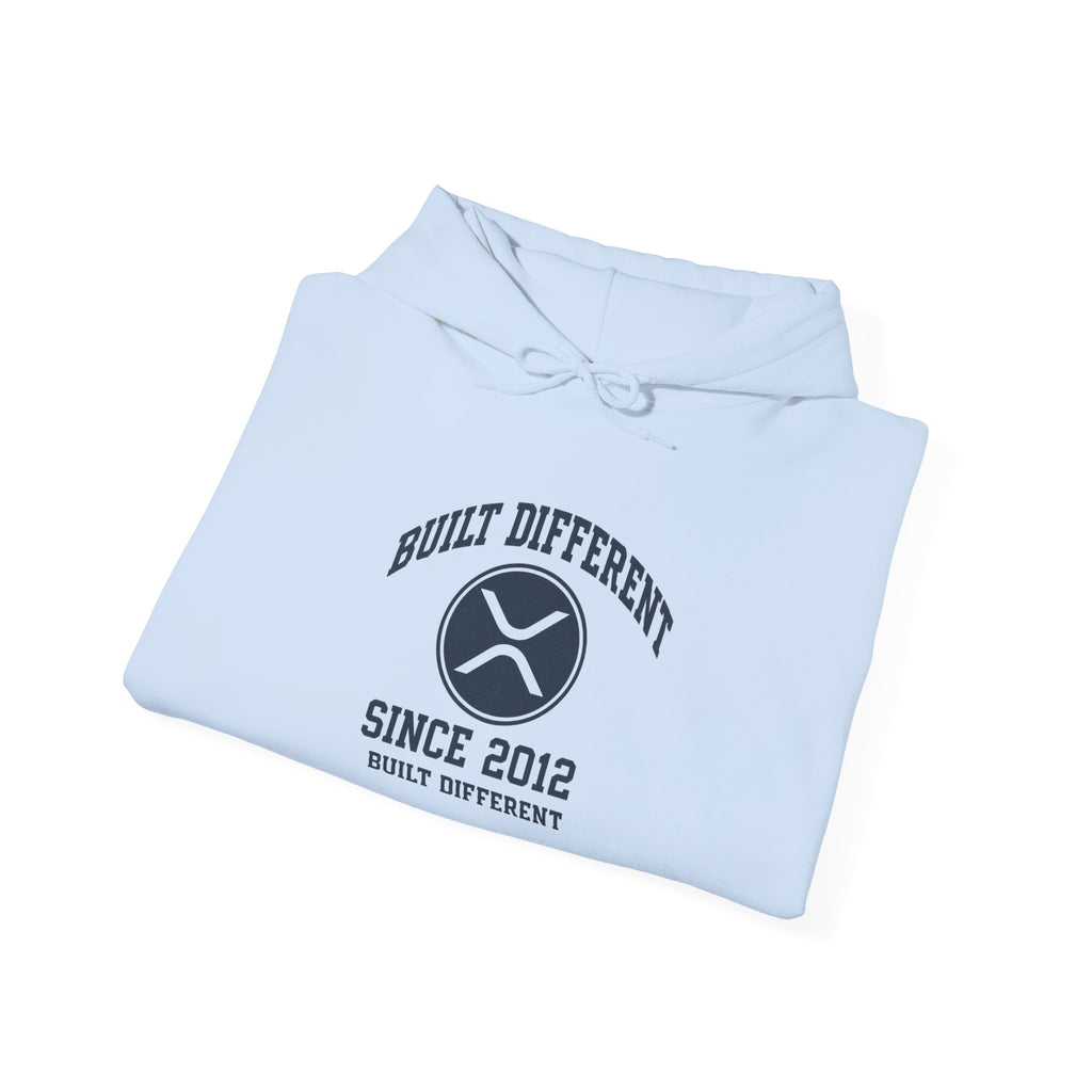Built Different Hoodie - "Built Different Since 2012" Retro Logo Pullover