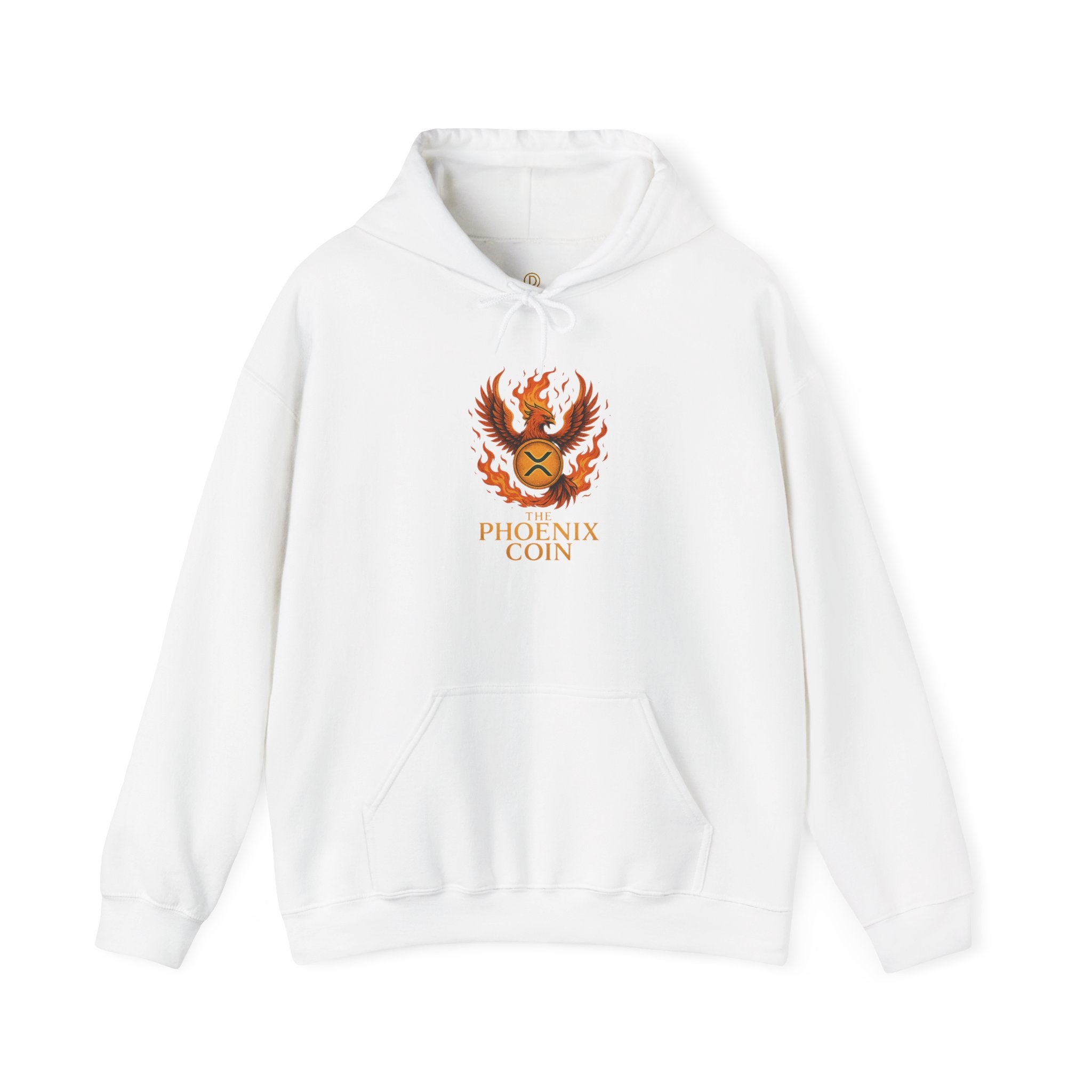 Phoenix Coin Hoodie — Fiery Phoenix Crest Sweatshirt