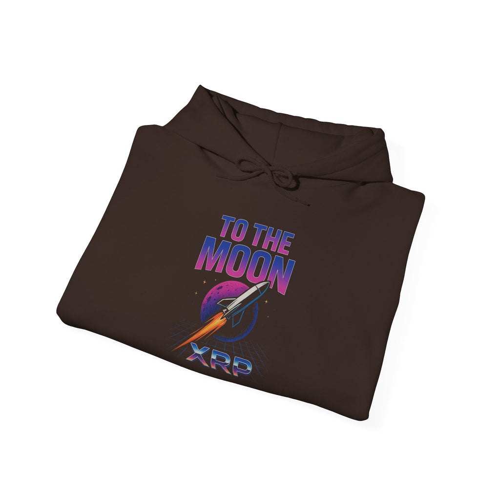 XRP To The Moon Hoodie – Crypto Investor Sweatshirt