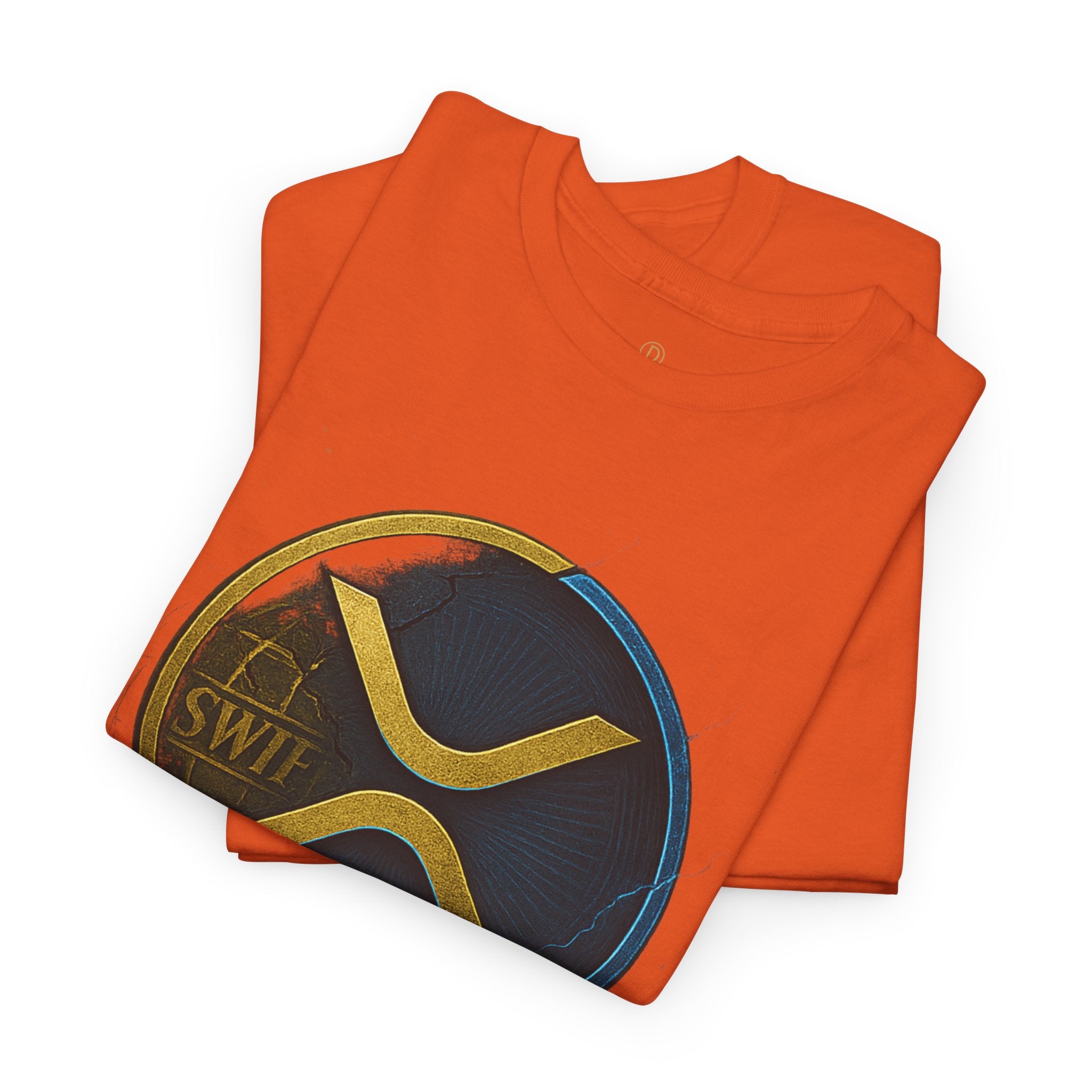 XRP 'Replaces Swift' Cotton Tee — Crypto Ripple Logo T-Shirt