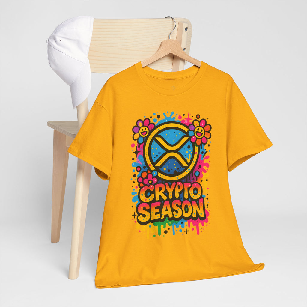 Crypto Season T-Shirt — Colorful Ripple XRP Logo Tee