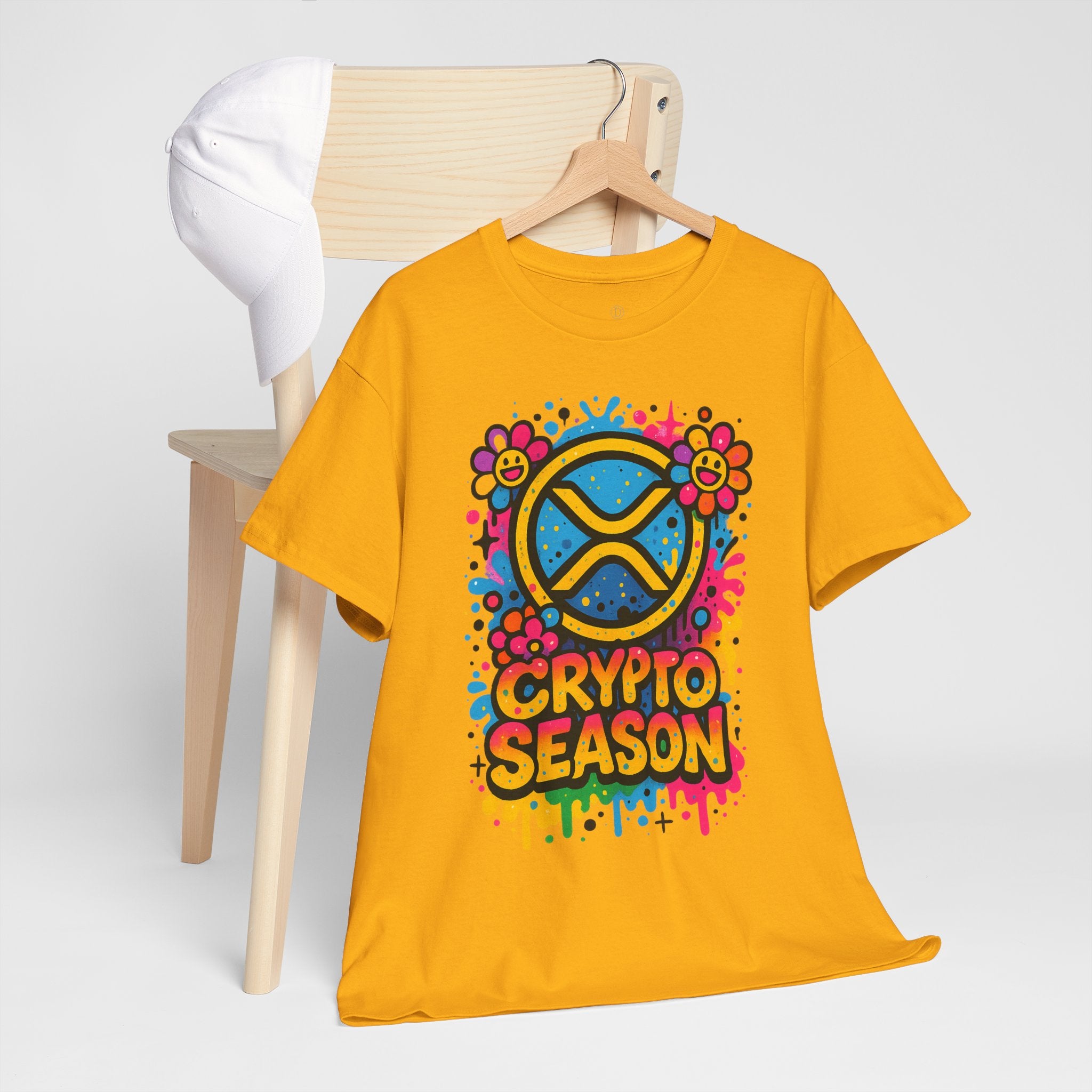 Crypto Season T-Shirt — Colorful Ripple XRP Logo Tee