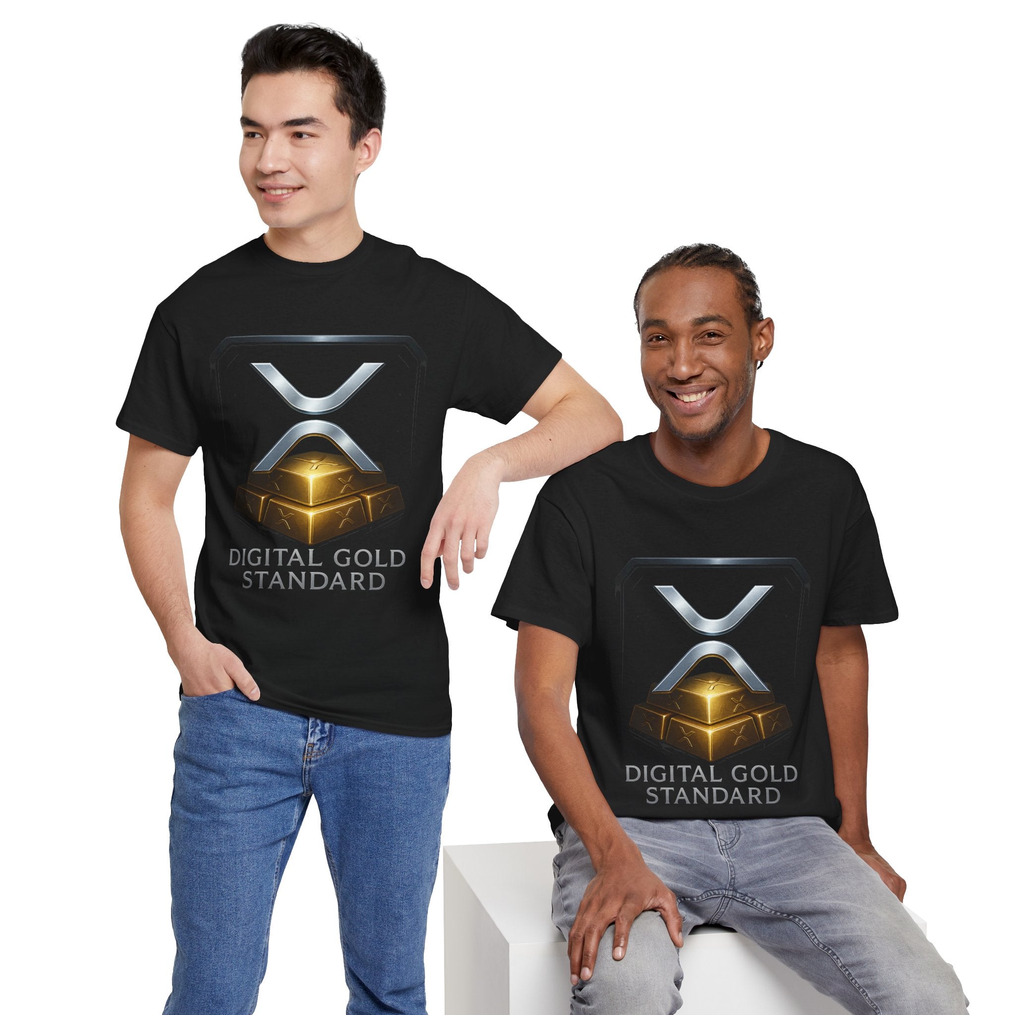 XRP 'Digital Gold Standard' Tee — Cryptocurrency Logo Shirt