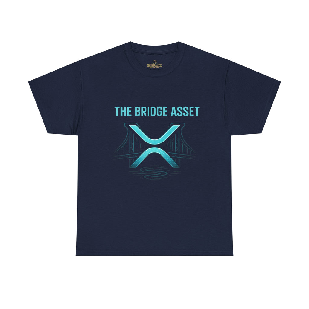 XRP 'The Bridge Asset' Graphic Tee — Crypto Ripple Logo Shirt