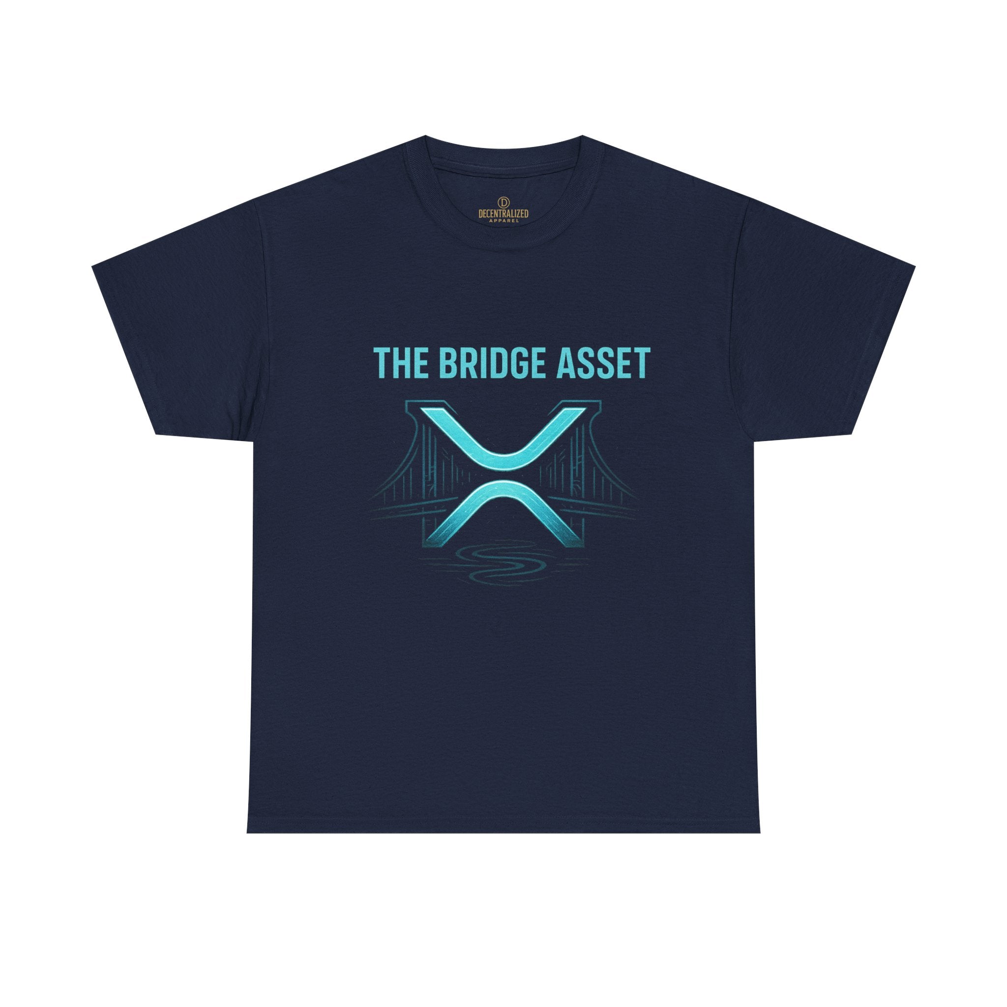 XRP 'The Bridge Asset' Graphic Tee — Crypto Ripple Logo Shirt