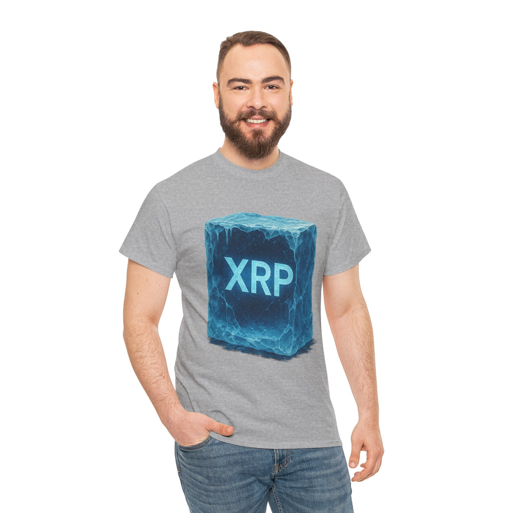XRP Ice Block Tee — Crypto Ripple Logo T-Shirt