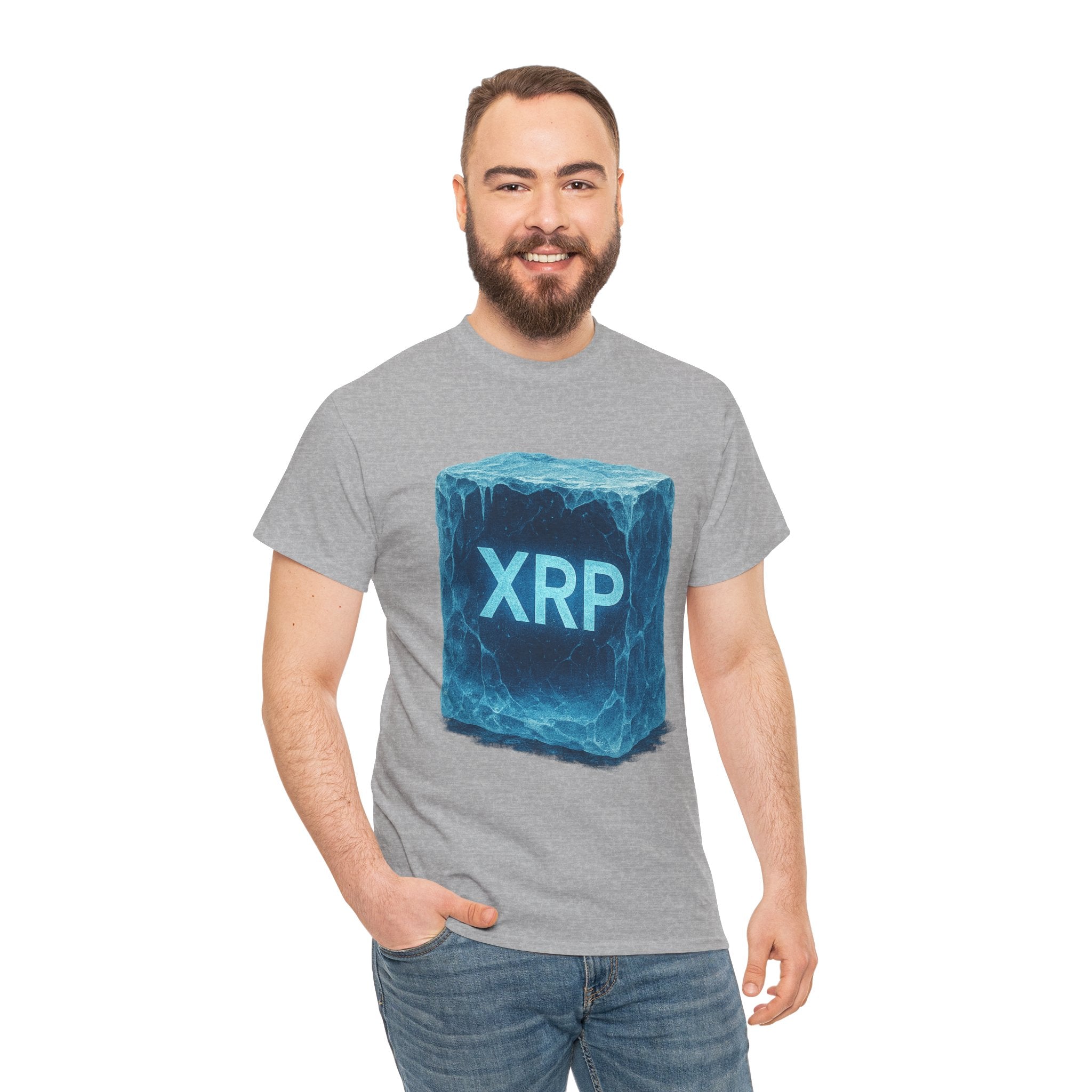 XRP Ice Block Tee — Crypto Ripple Logo T-Shirt