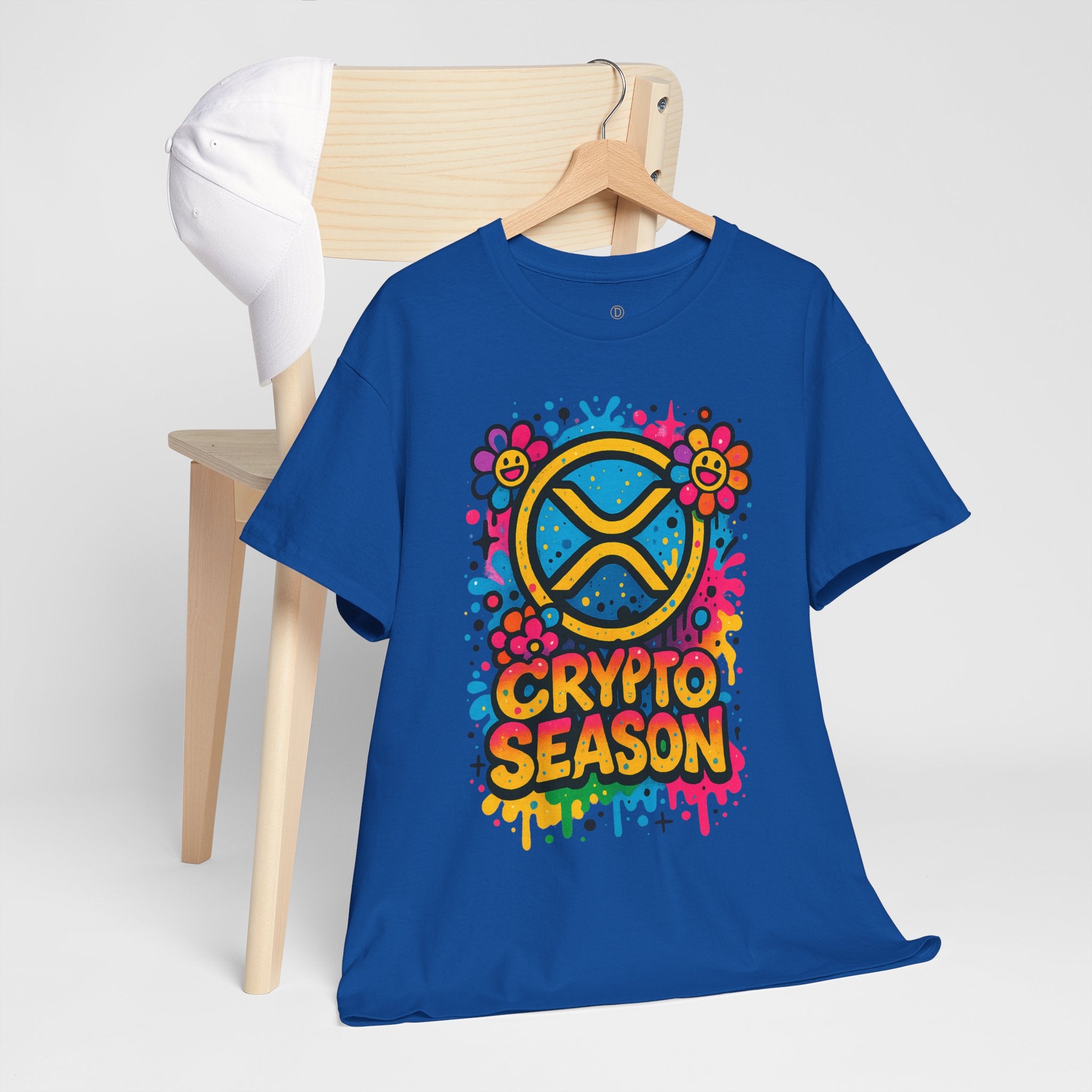 Crypto Season T-Shirt — Colorful Ripple XRP Logo Tee