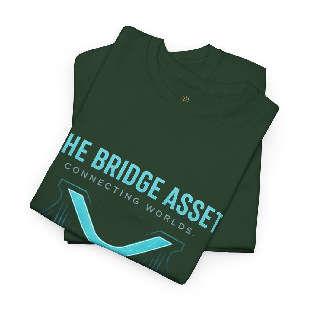 The Bridge Asset Tee – 'Connecting Worlds' Crypto Ripple X Logo T-Shirt