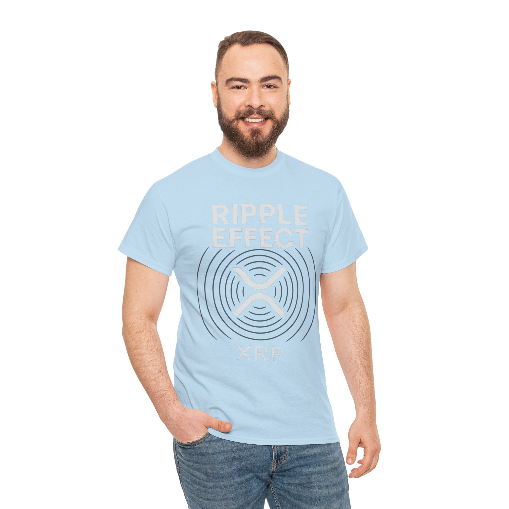 Ripple Effect XRP Tee — Minimal Cryptocurrency Logo T-Shirt
