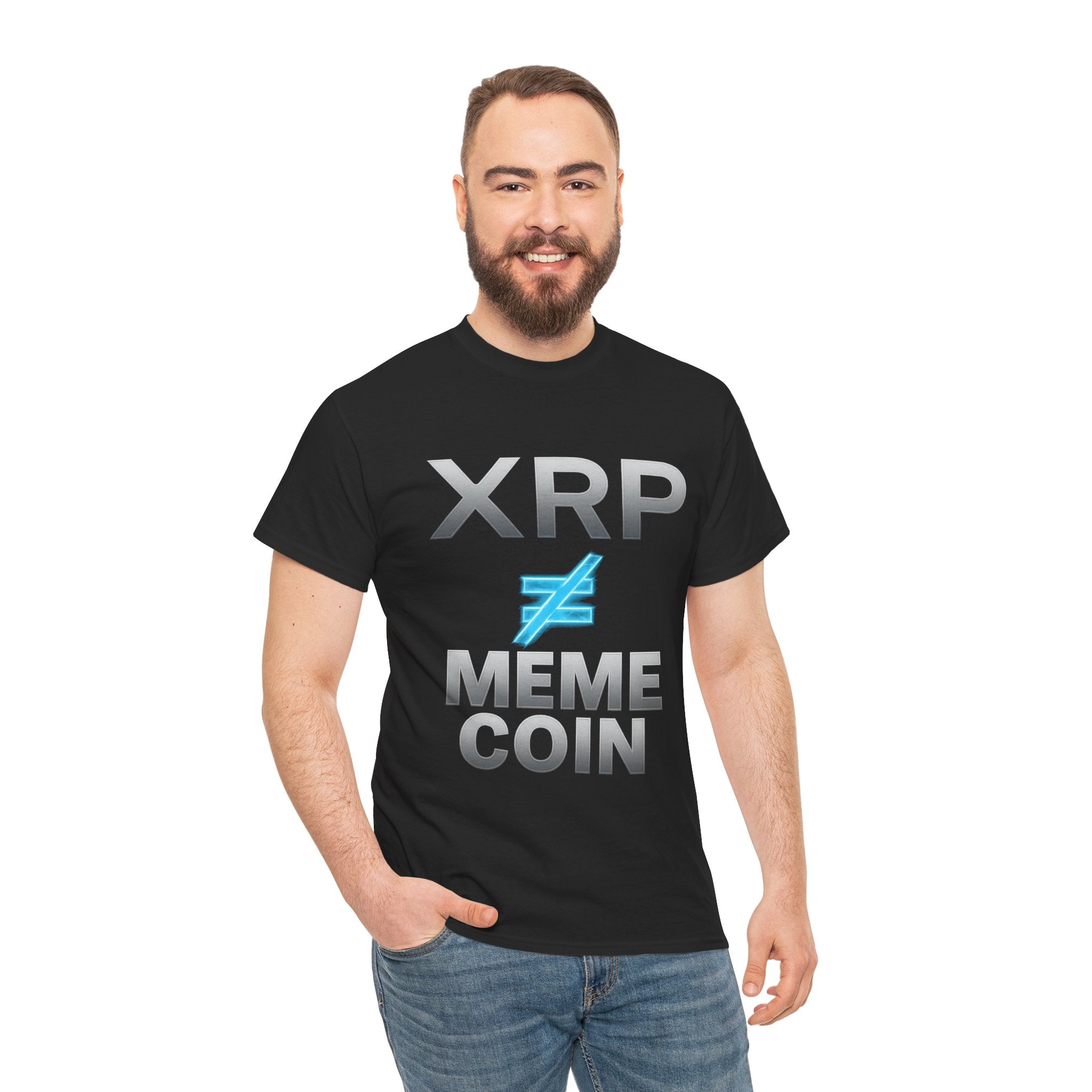 XRP ≠ Meme Coin T-Shirt — Crypto Investor Statement Tee
