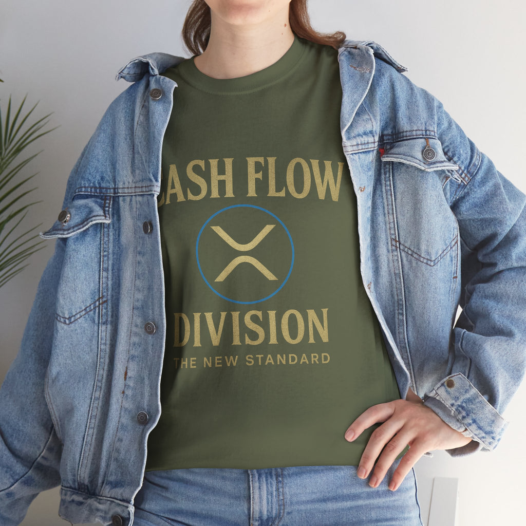 Cash Flow Division Tee — "The New Standard" Graphic T-Shirt