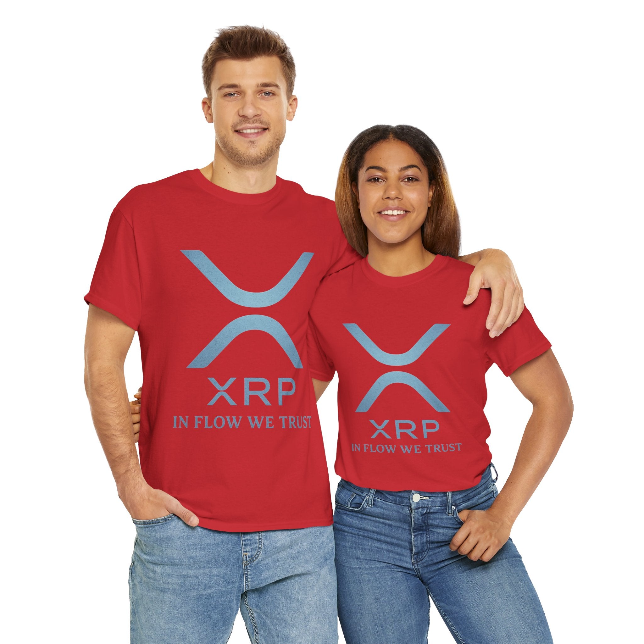 XRP Crypto Tee — "In Flow We Trust" Ripple Logo T-Shirt