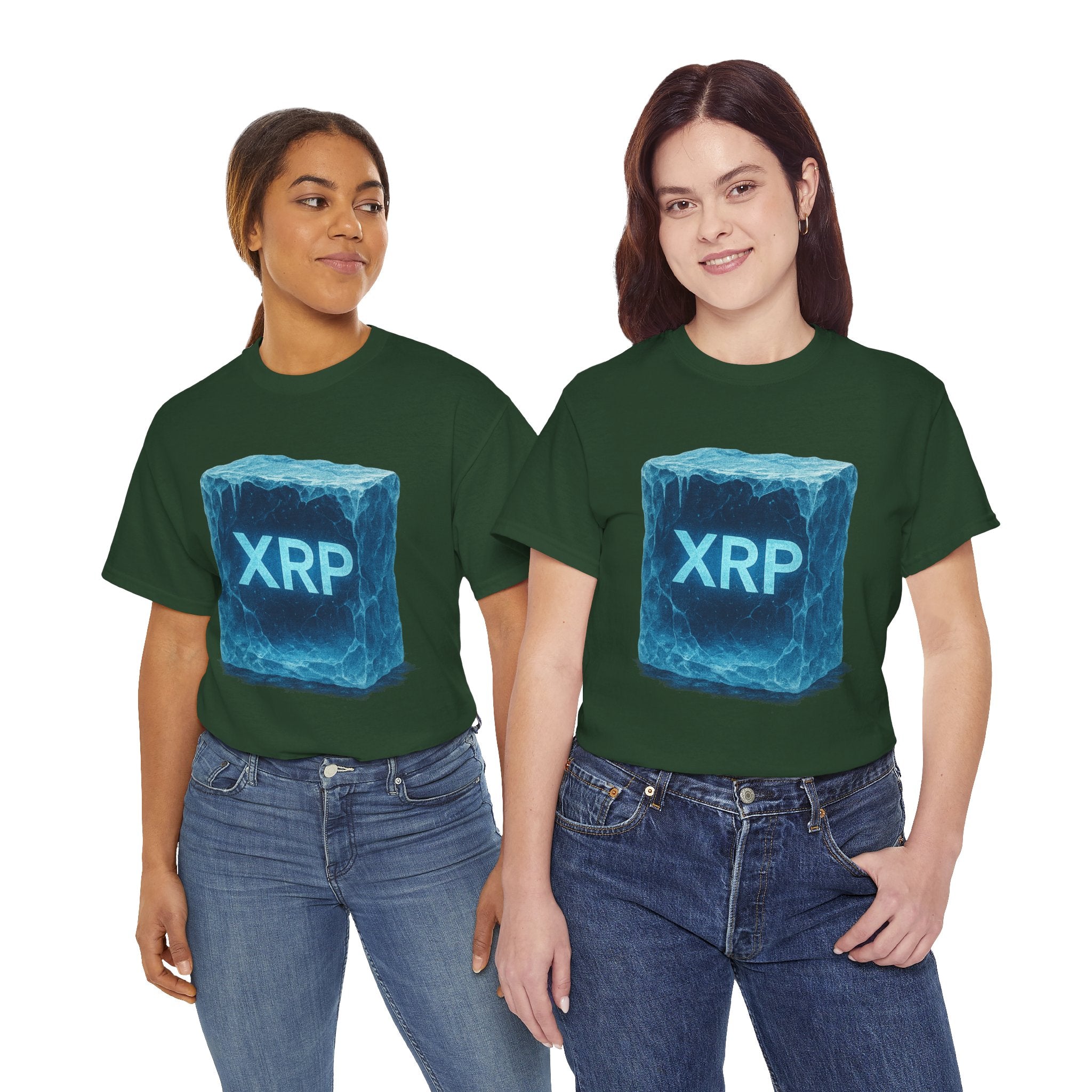 XRP Ice Block Tee — Crypto Ripple Logo T-Shirt
