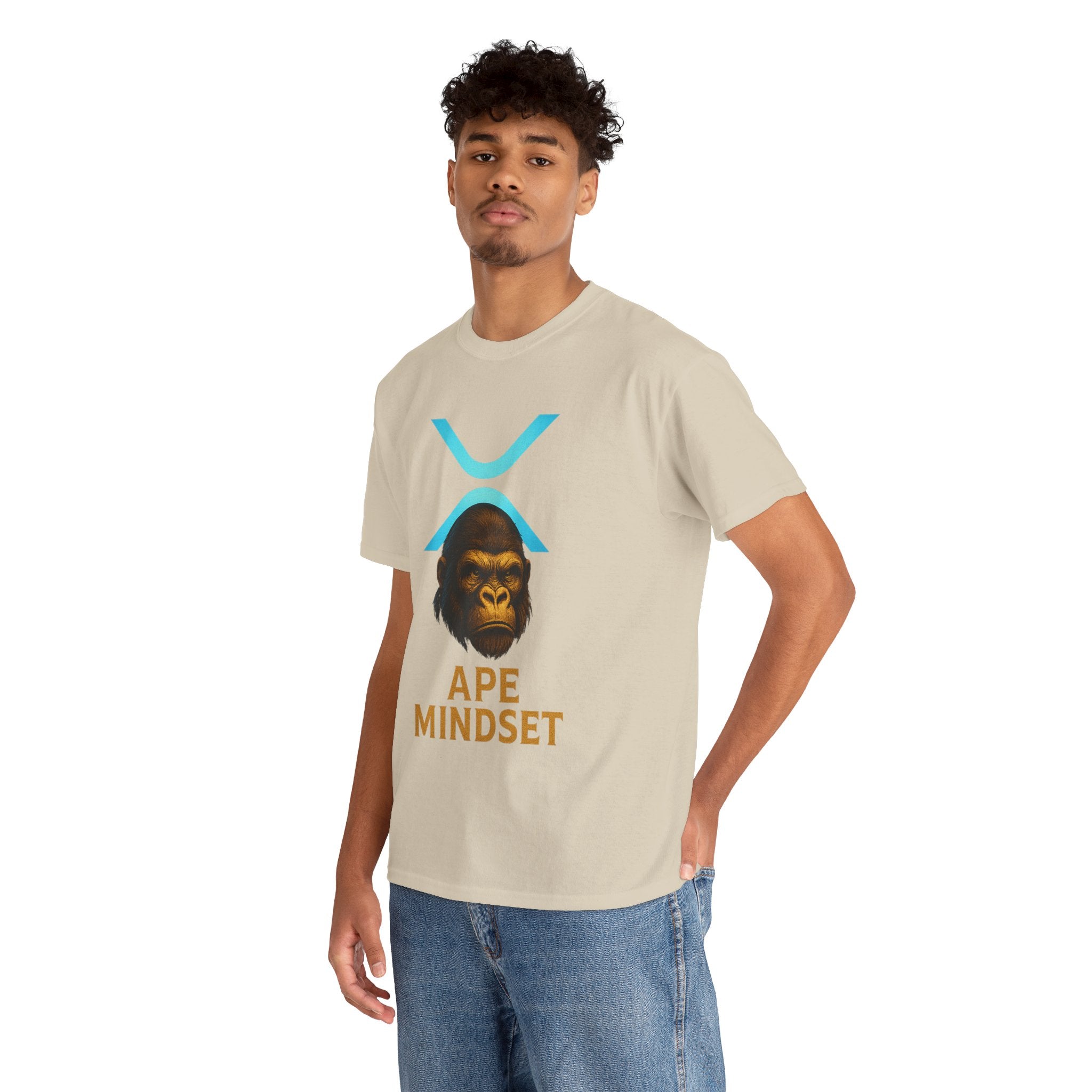 Ape Mindset T-Shirt — Crypto XRP Ape Graphic Tee