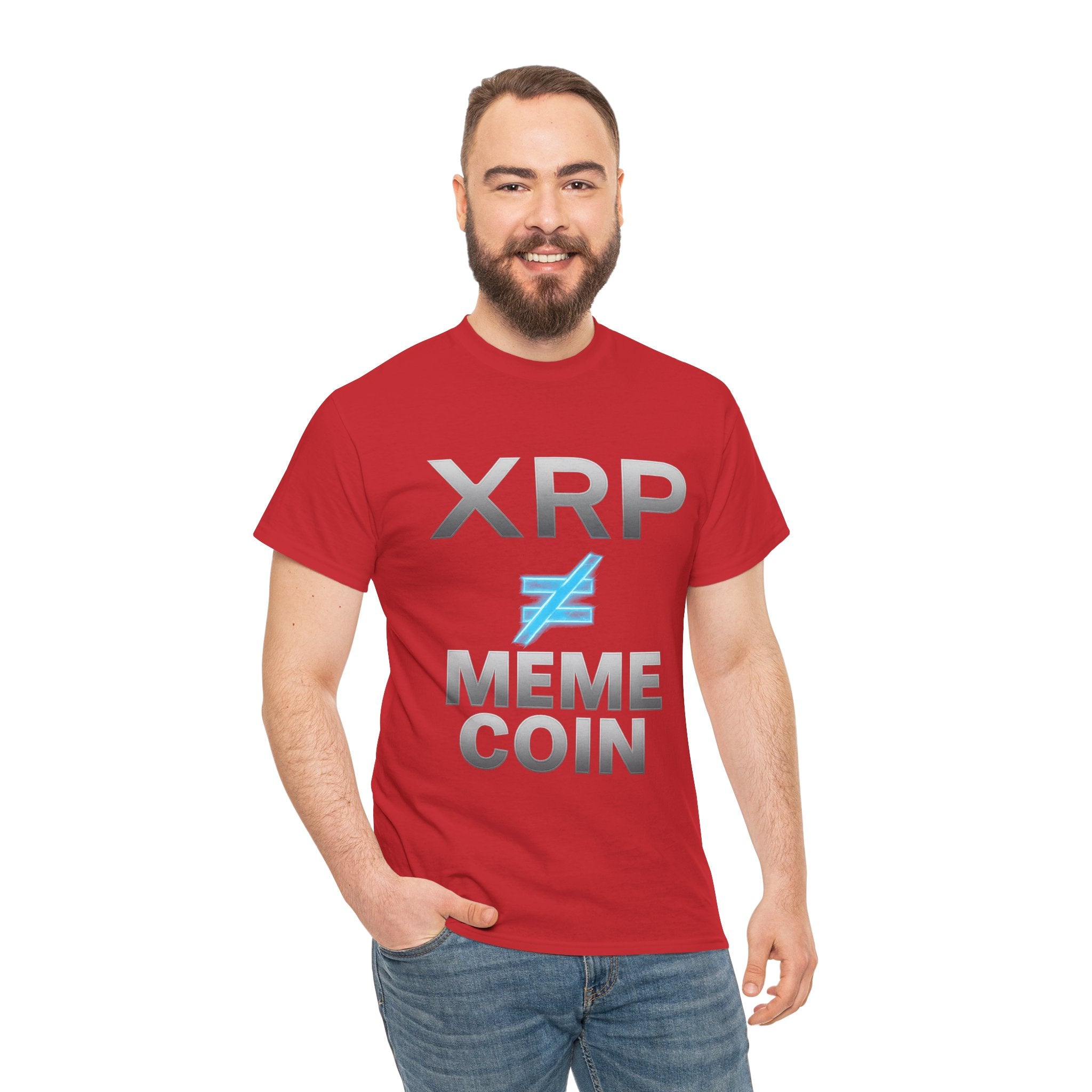 XRP ≠ Meme Coin T-Shirt — Crypto Investor Statement Tee